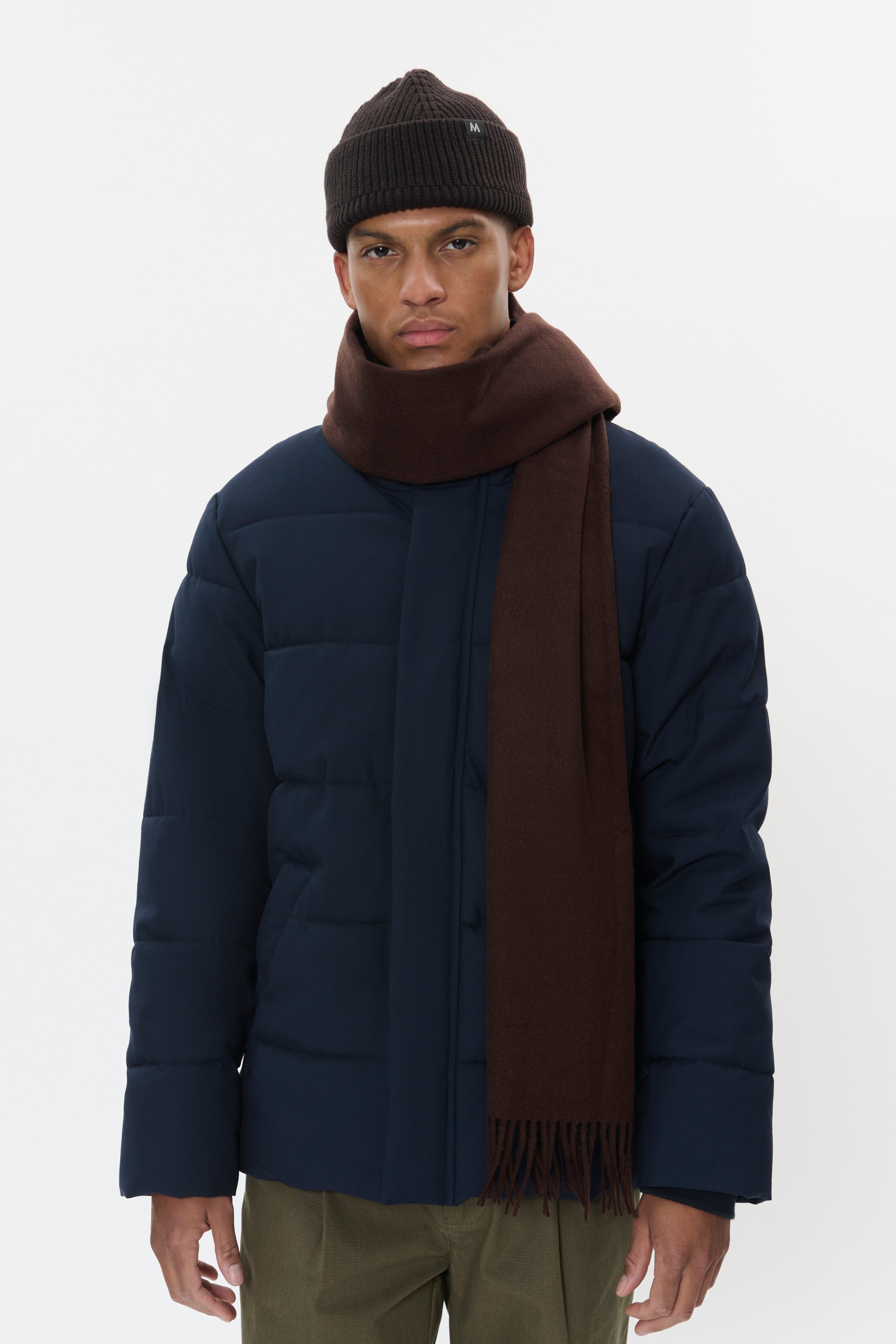 MAwolan Uld Tørklæde LOOKBOOK FRONT 30204996-191103