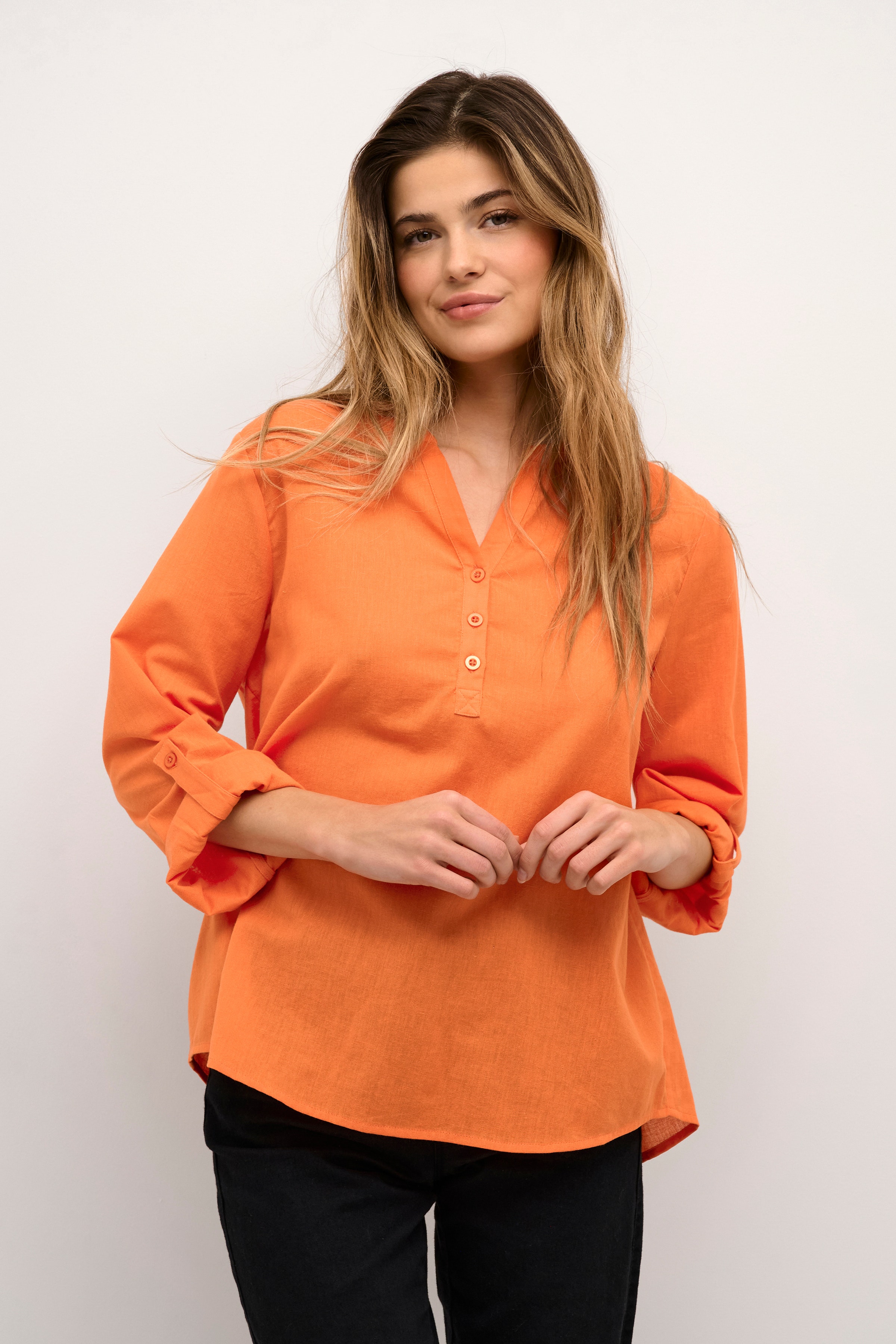 KAmajse Linbluse LOOKBOOK FRONT 10507392-161362