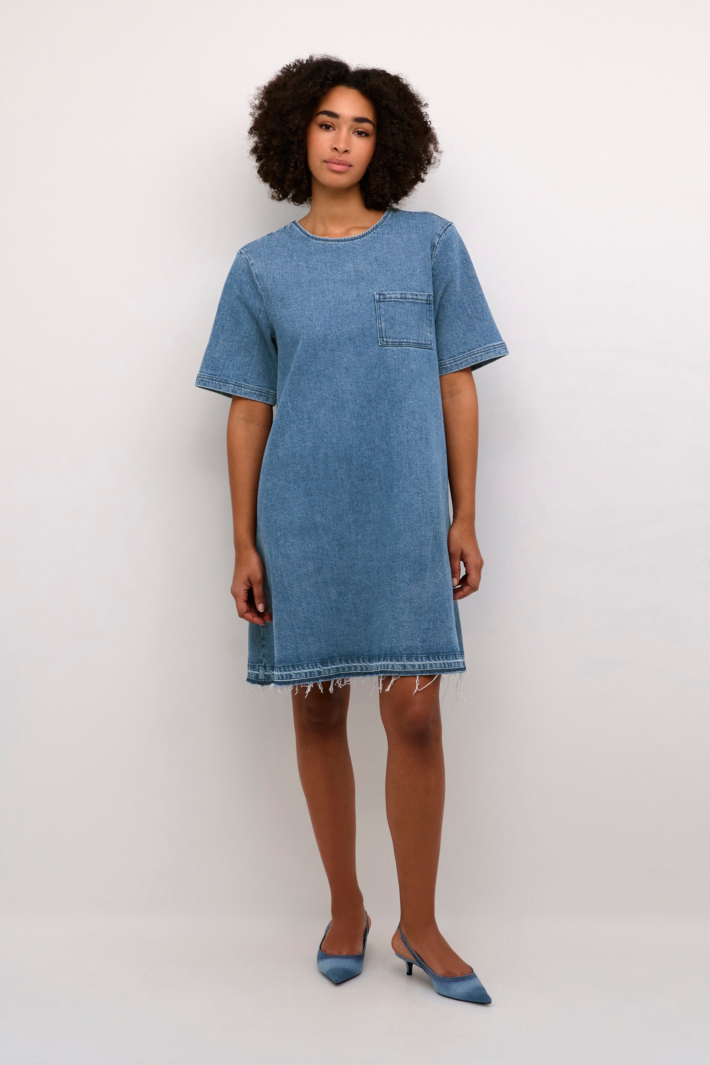 KAnicola Denim Kjole LOOKBOOK FRONT 10552323-103168