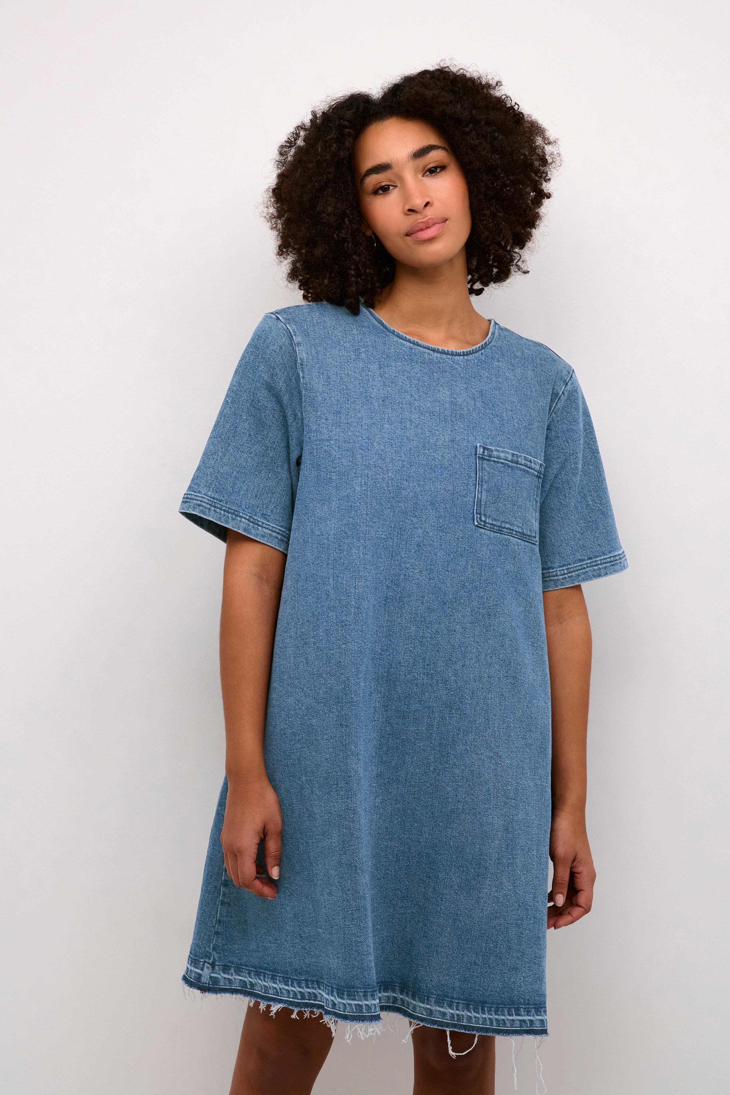 KAnicola Denim Kjole LOOKBOOK FRONT 10552323-103168