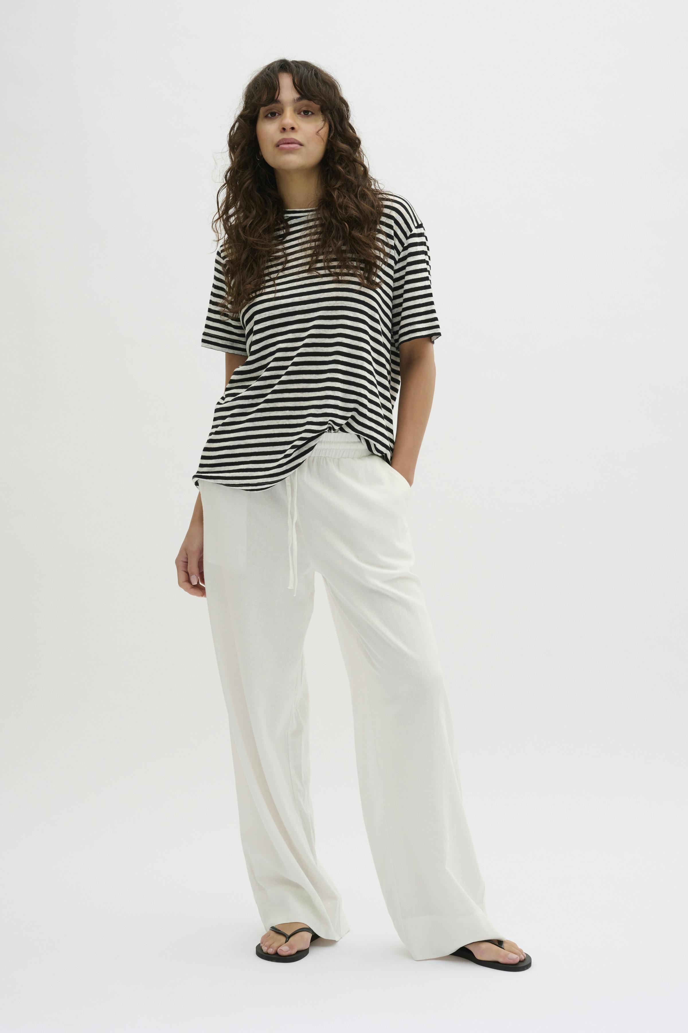 DiasMW Linen Trousers LOOKBOOK FRONT 10704701-110602