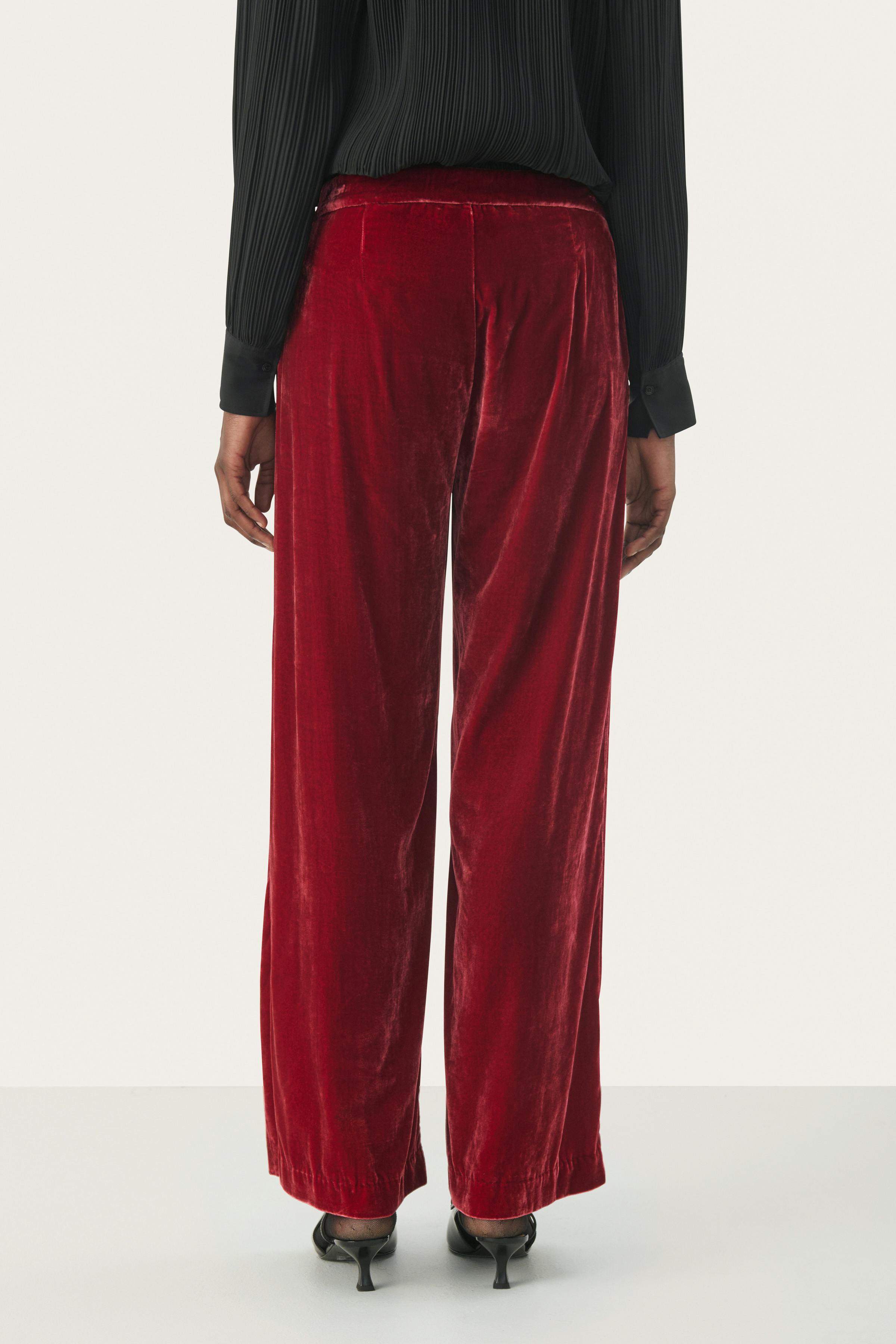 NinneaPW Velvet Trousers LOOKBOOK BACK 30309039-191653