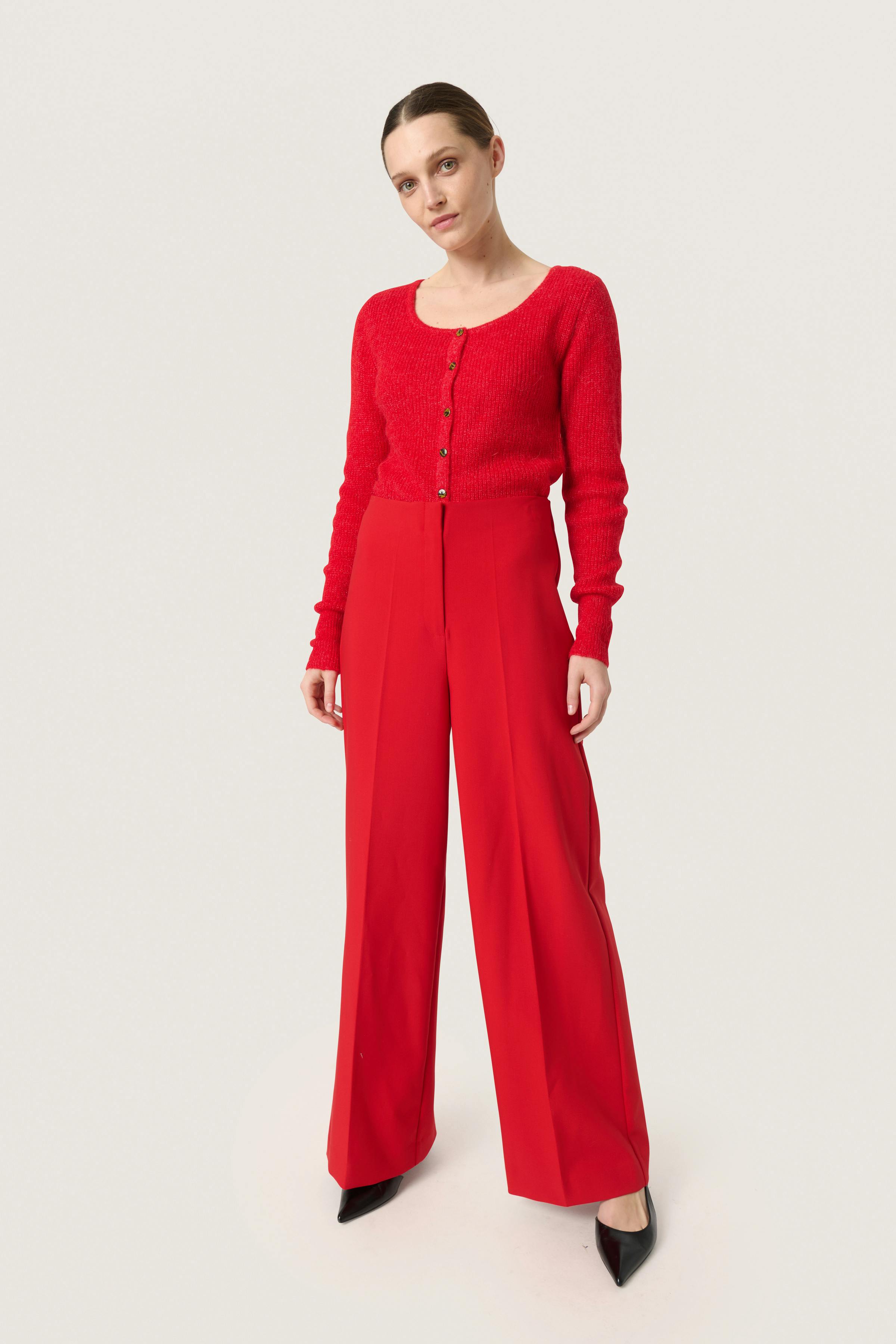 SLCorinne Wide Trousers LOOKBOOK FRONT 30407228-181657