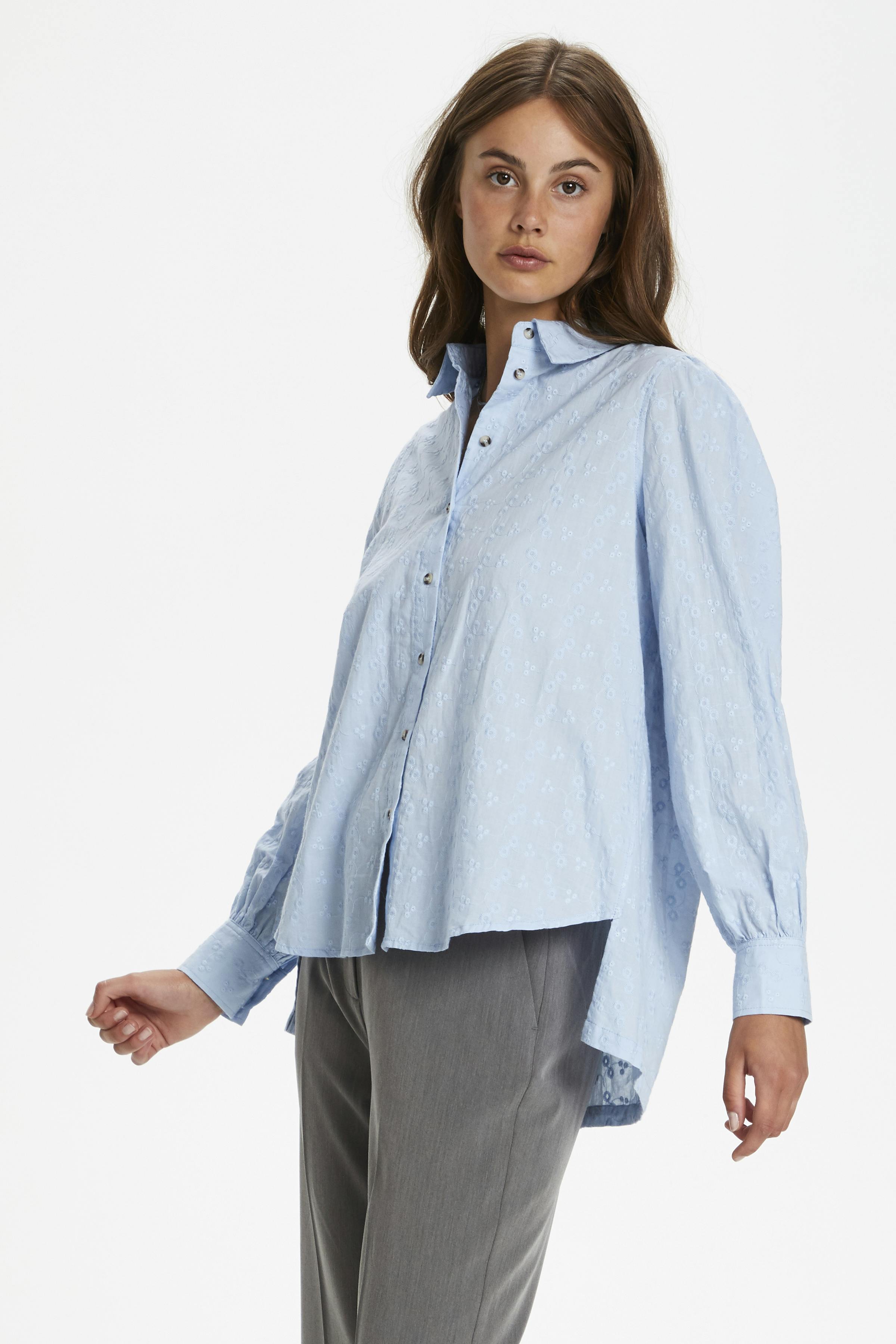 SLGlaise LS Shirt LOOKBOOK FRONT 30405431-110701