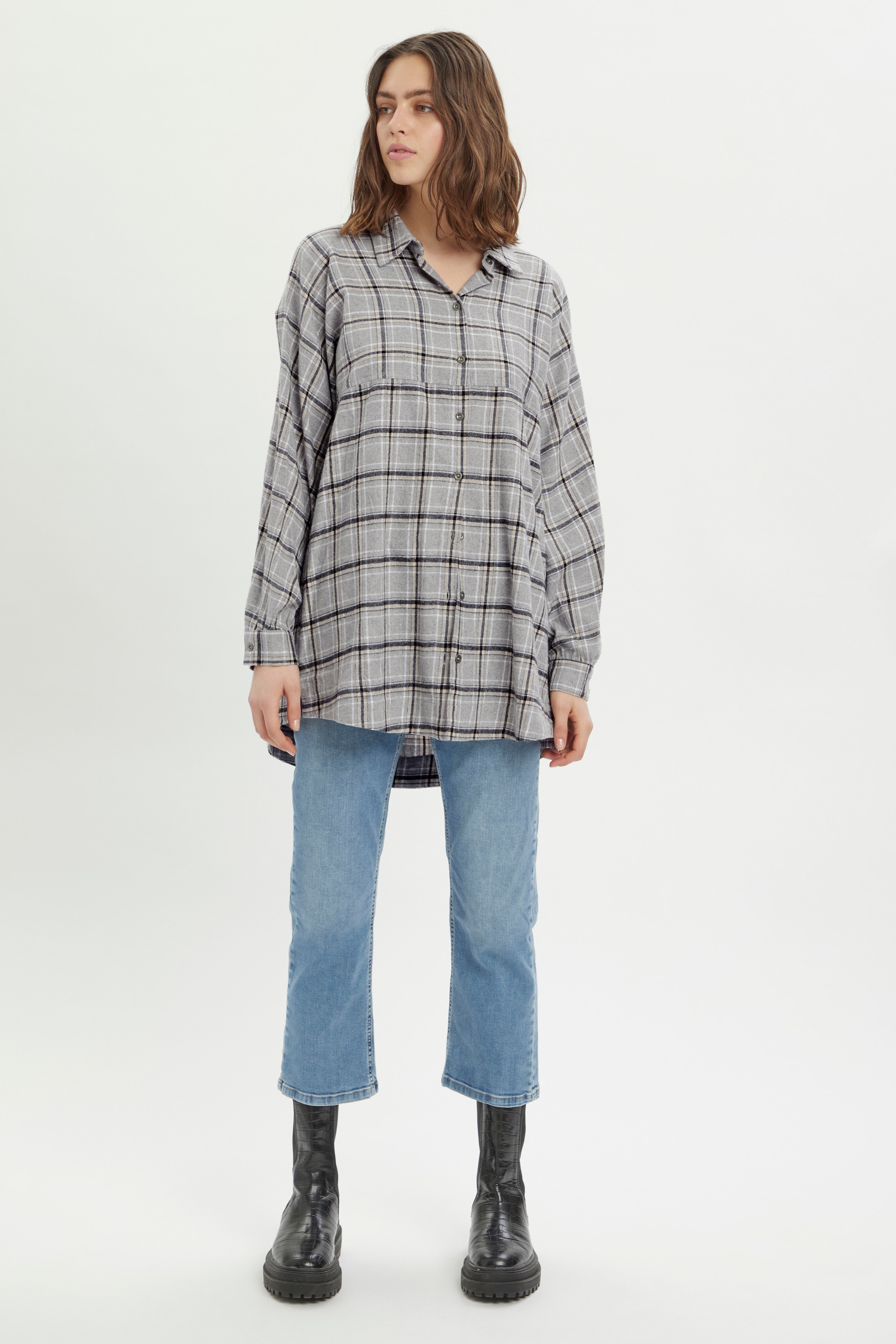 Långärmad skjorta LOOKBOOK FRONT 10703533-101770