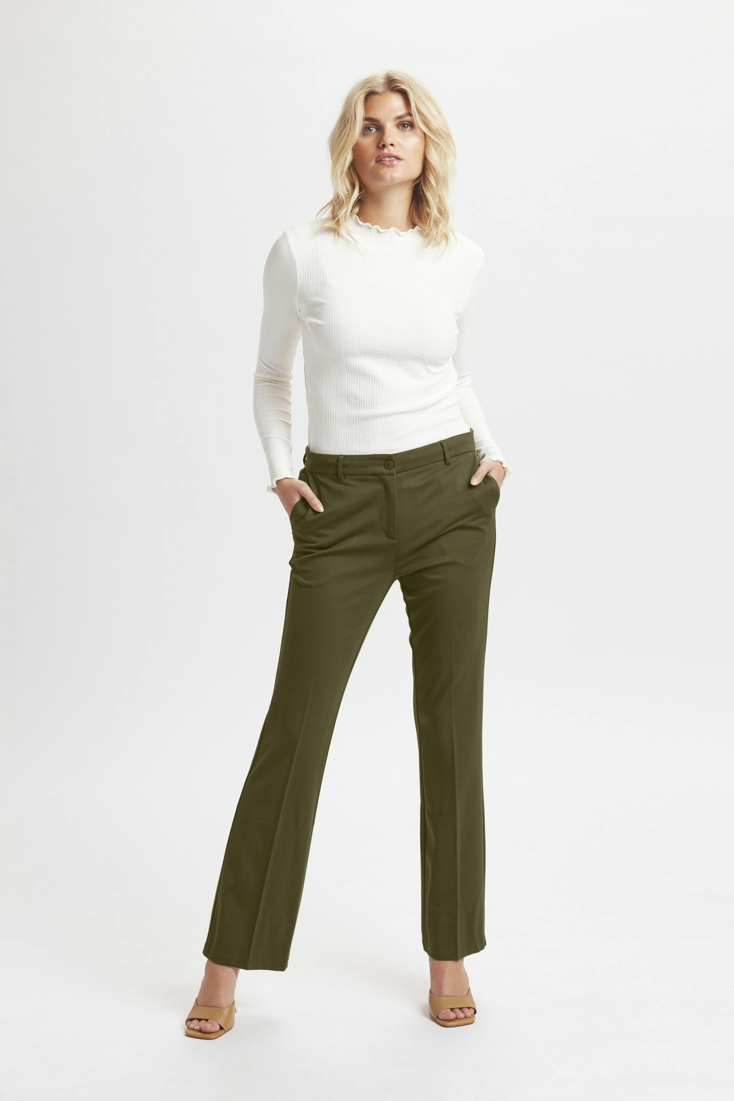 Pants-knitted LOOKBOOK FRONT 10103340-180820