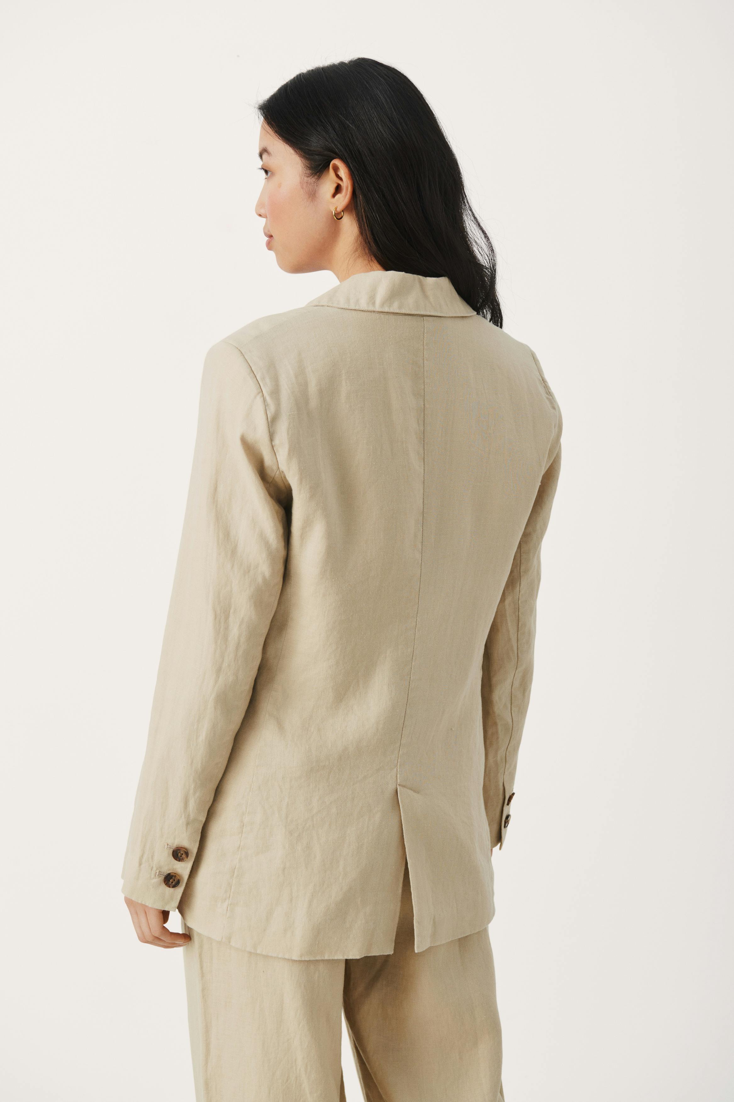 NyanPW Linen blazer LOOKBOOK BACK 30307552-151307