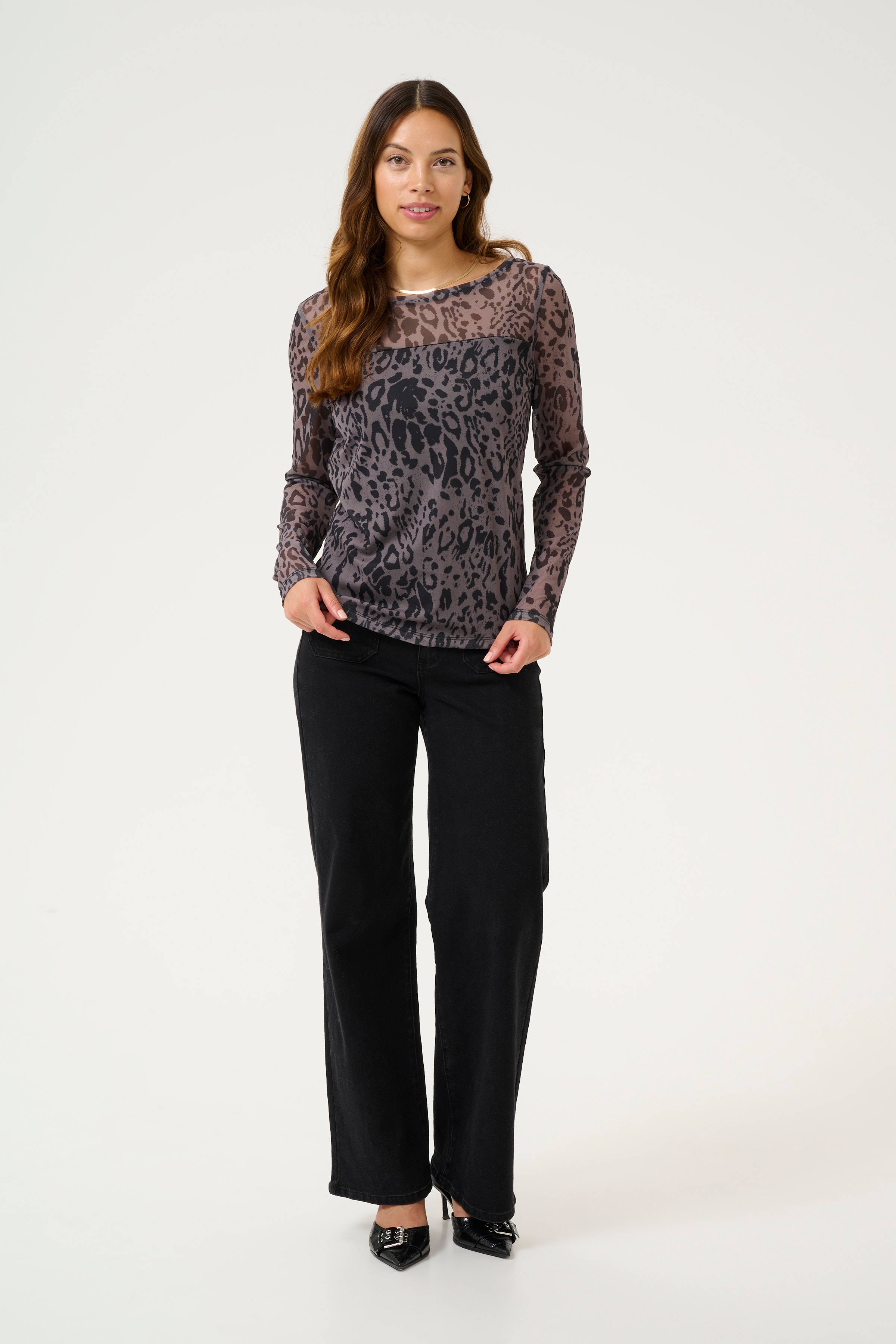 KAjohanna Leopardbluse LOOKBOOK FRONT 10509724-106279