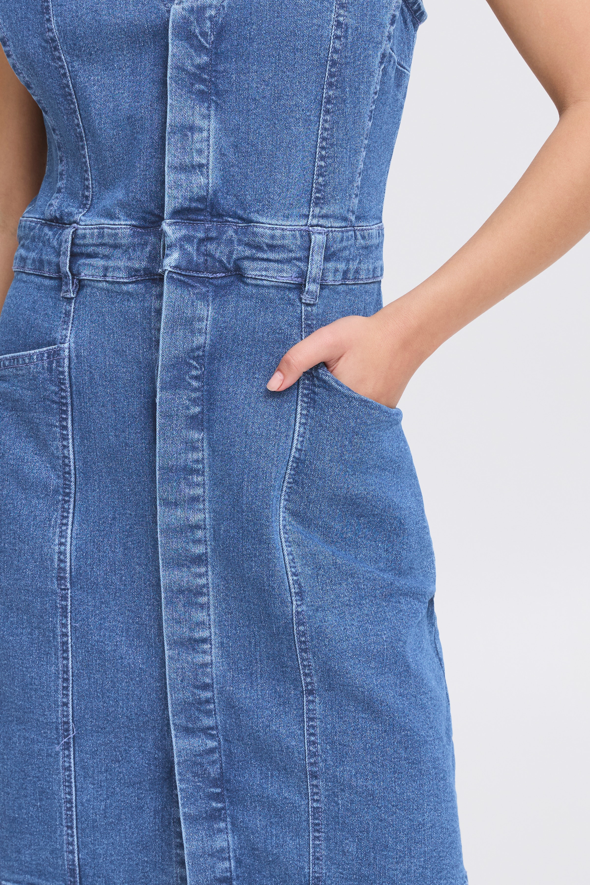 IHCALLY Denim kjole LOOKBOOK DETAIL 20122705-200928