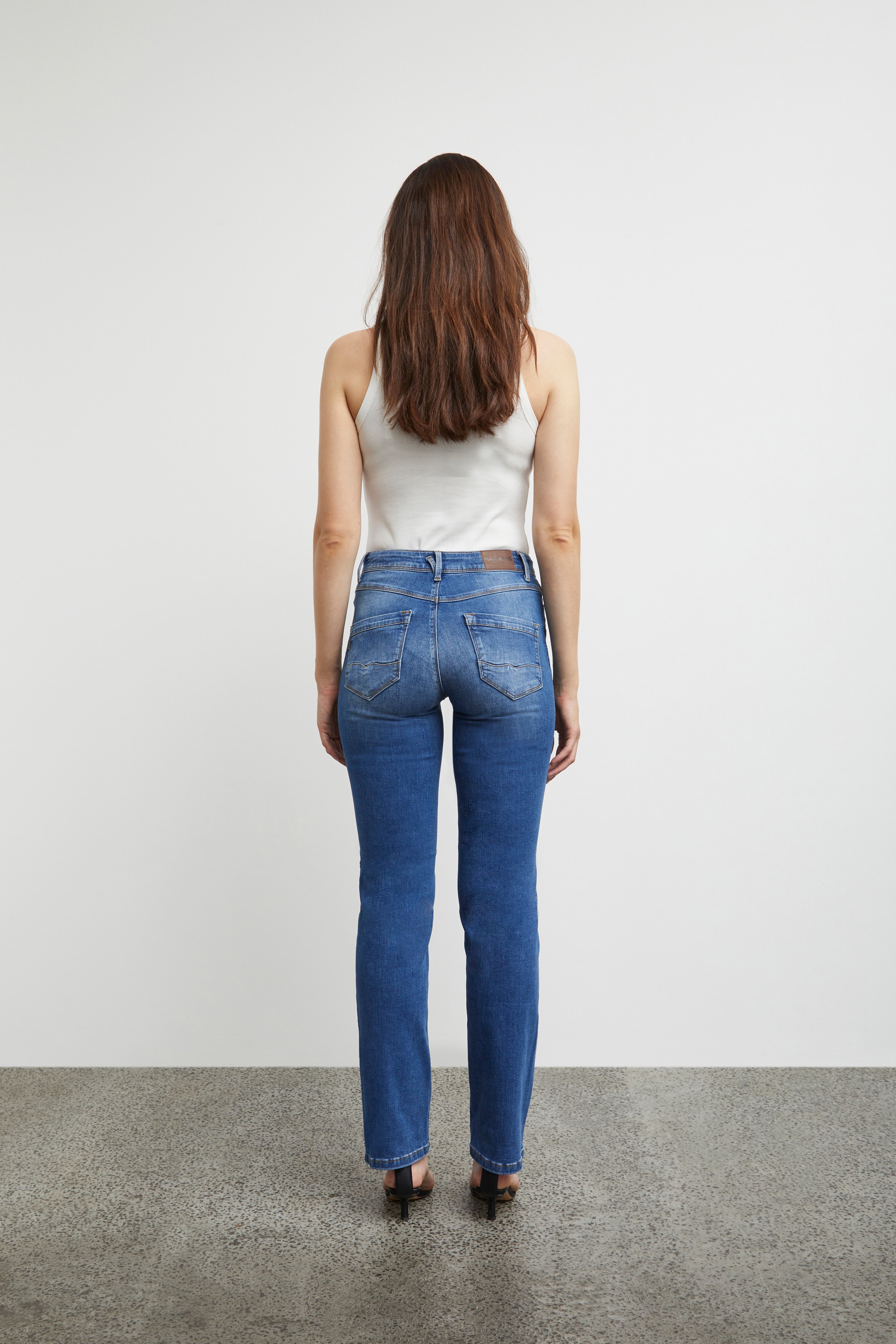 PZKAROLINA HW Jeans Straight Leg LOCATION NONE 50205580-200005