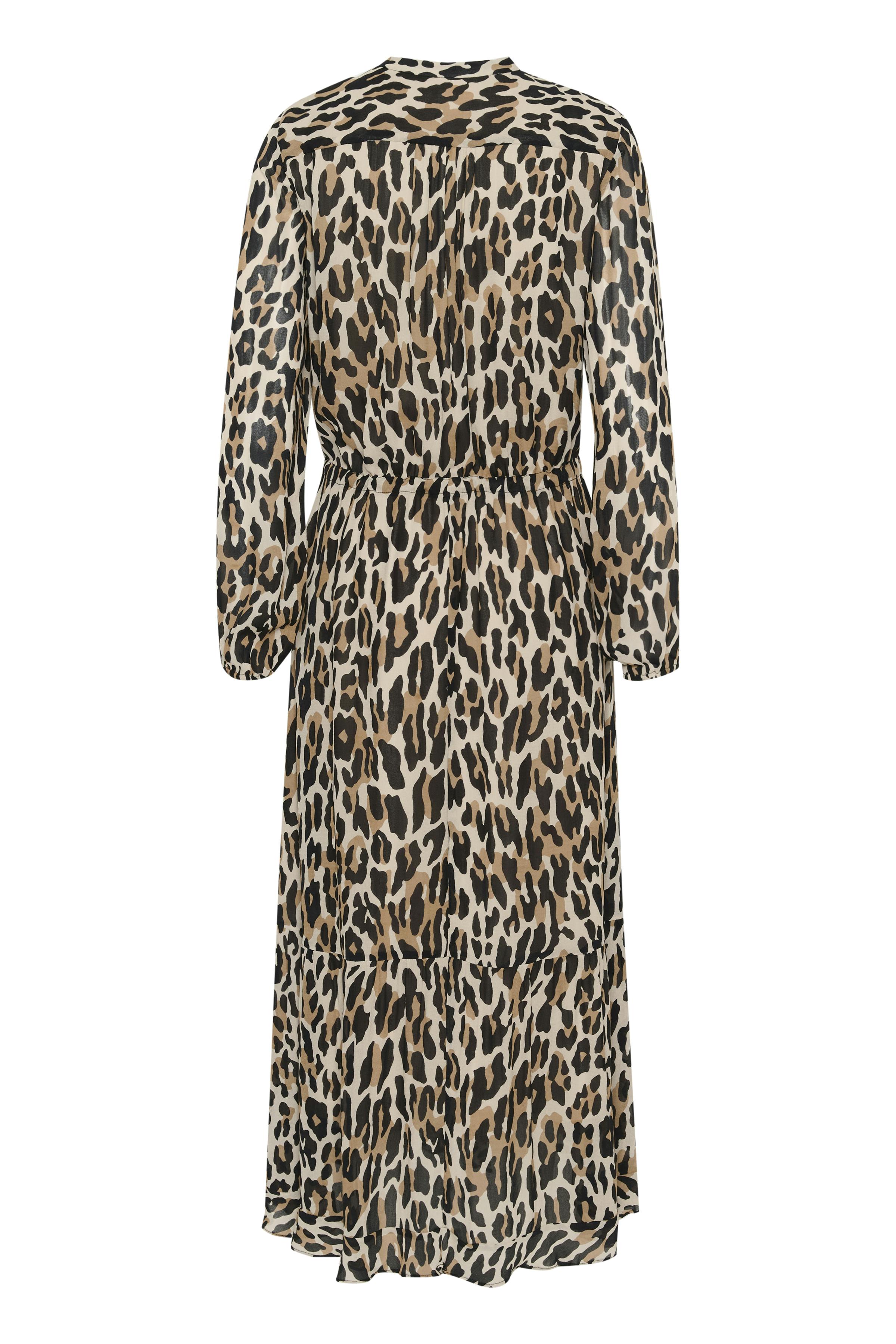 ClarieIW leopard Dress PACK BACK 30110113-303436