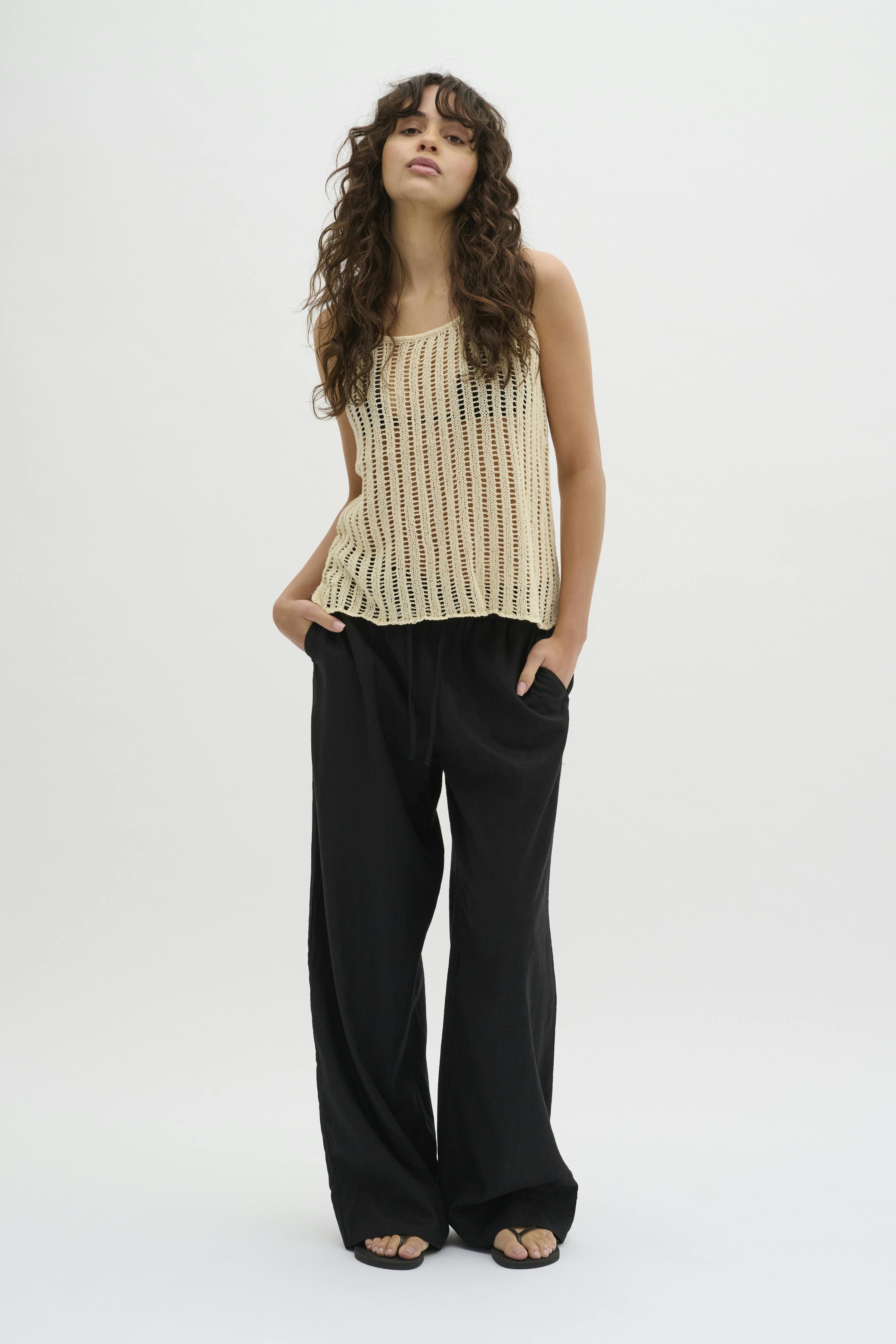 DiasMW Linen Trousers LOOKBOOK FRONT 10704701-100031