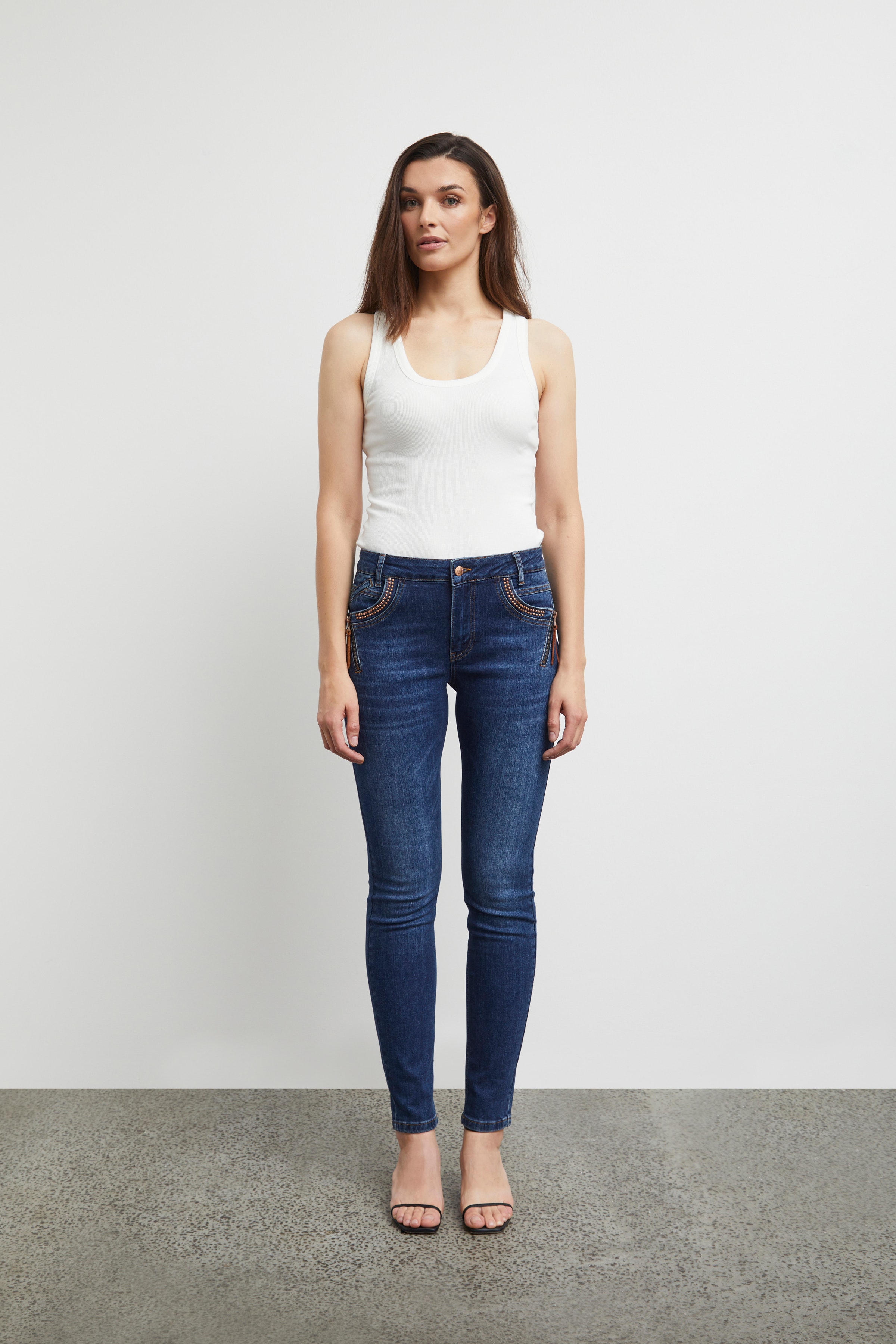 PZCARMEN HW Jeans Skinny Leg LOCATION NONE 50207216-200005