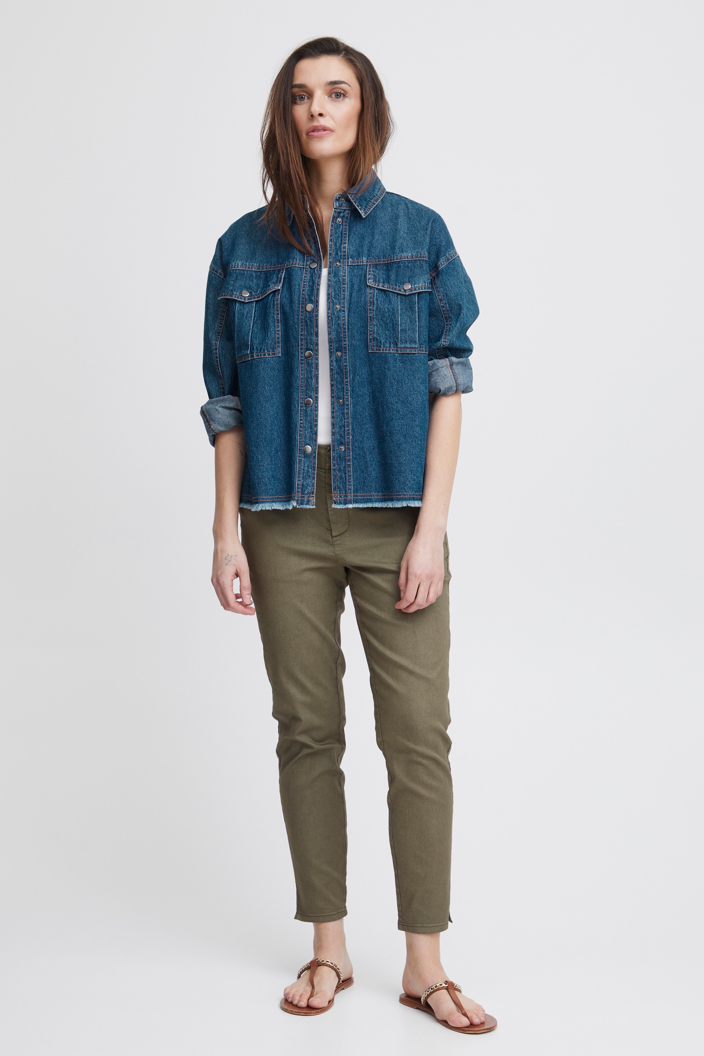 PZRISA Skjorte LOOKBOOK FRONT 50207996-200002