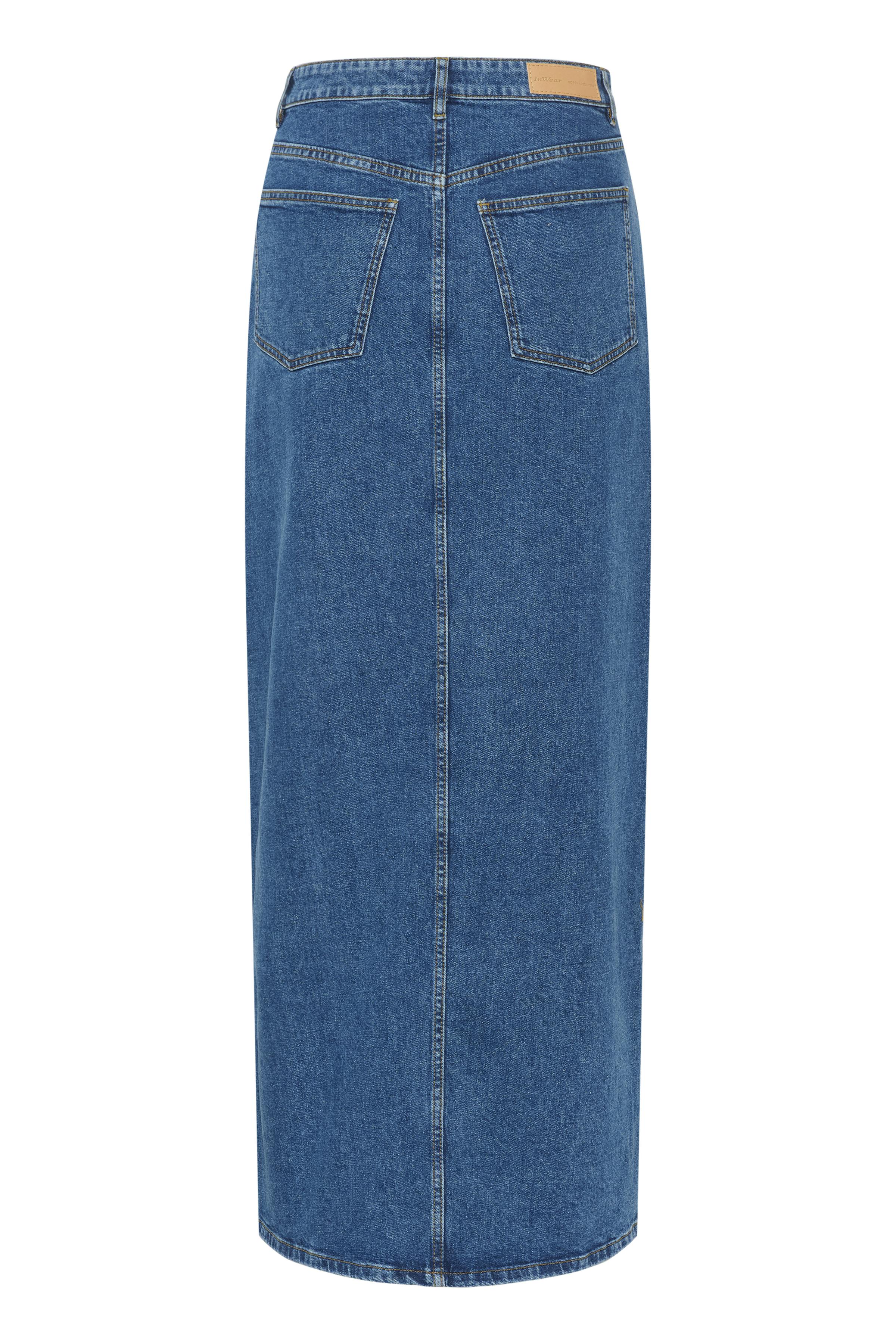 PheifferIW Long Denim Skirt PACK BACK 30109258-301979