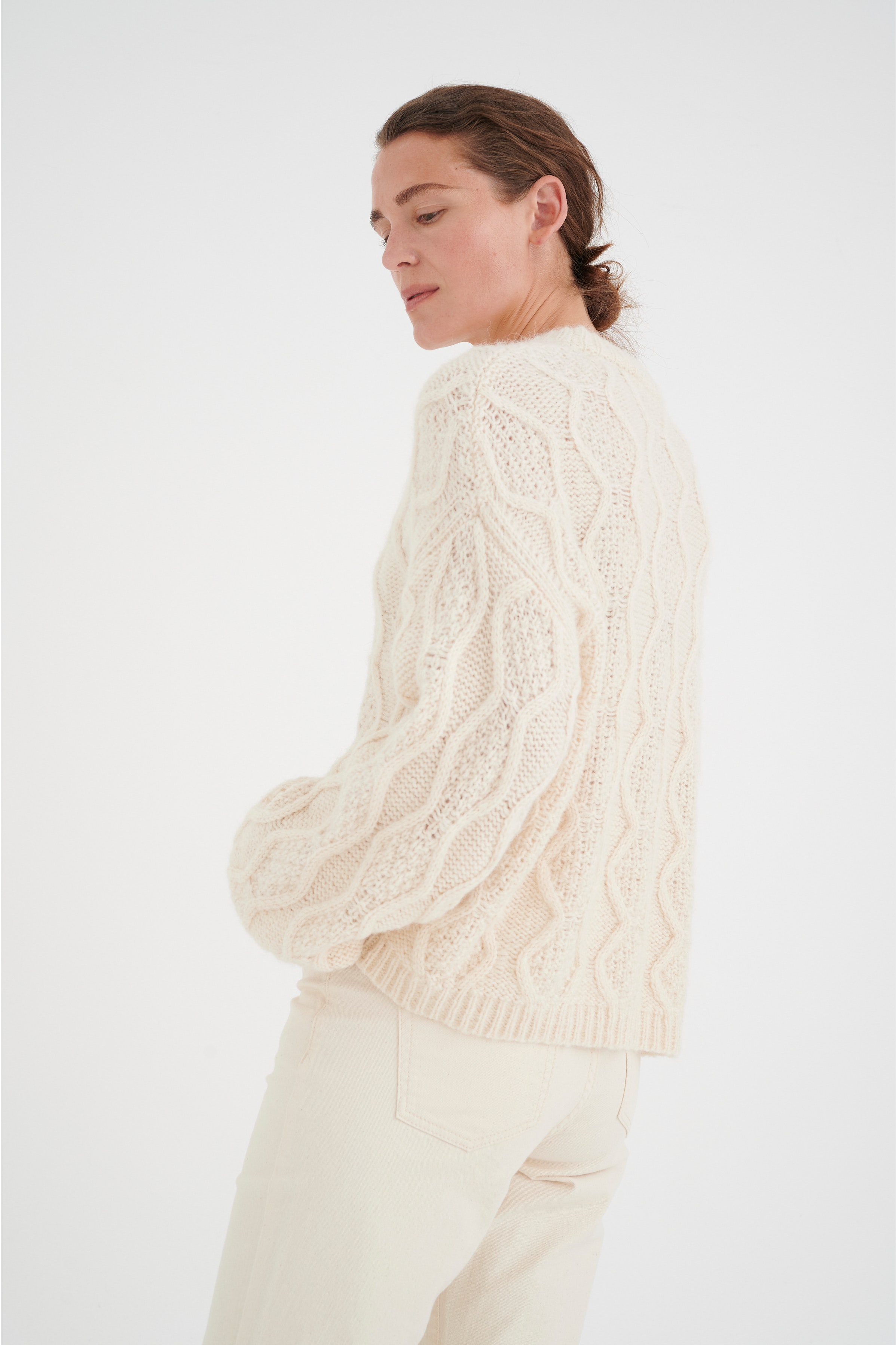 Stickad pullover LOOKBOOK BACK 30106658-300002