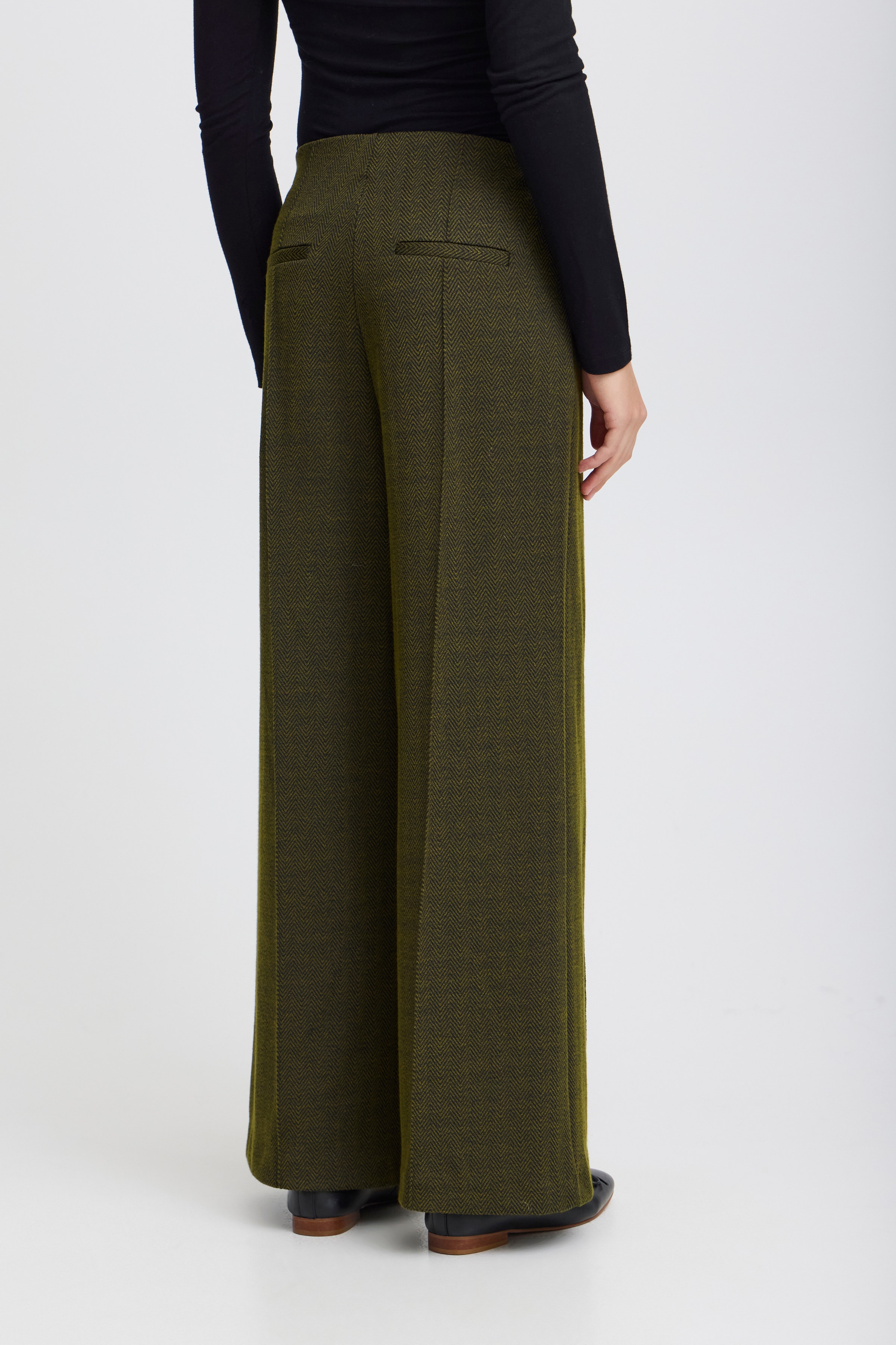 IHKATE JACQUARD Bukser LOOKBOOK BACK 20121602-203618