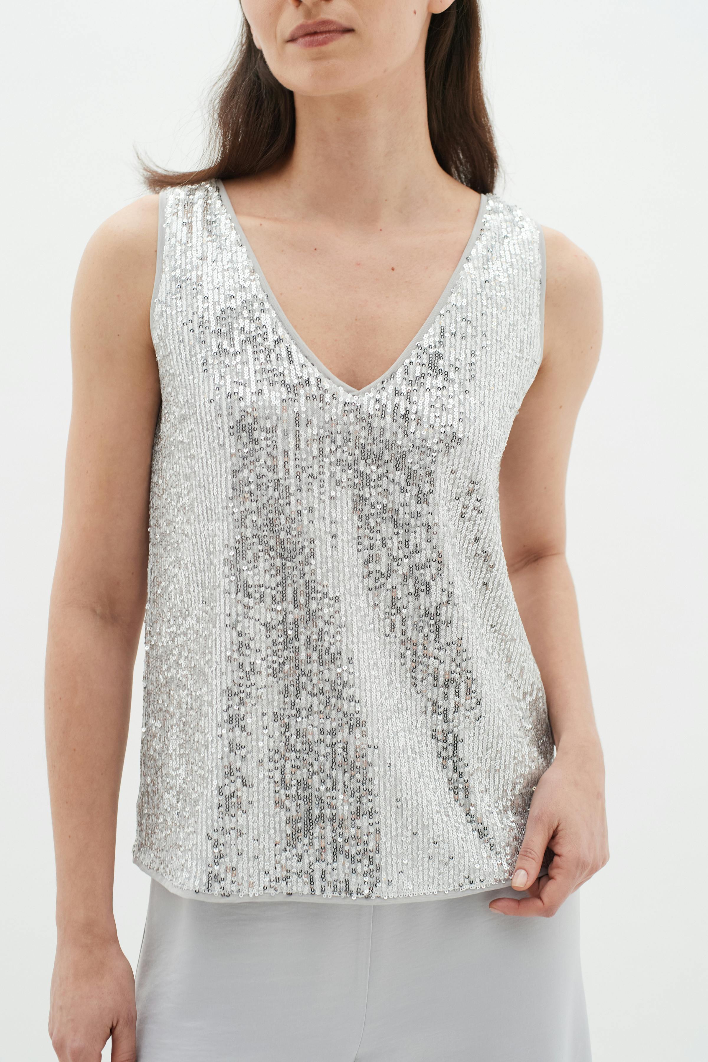 BarbaraIW Sequin Top LOOKBOOK DETAIL 30109888-300030