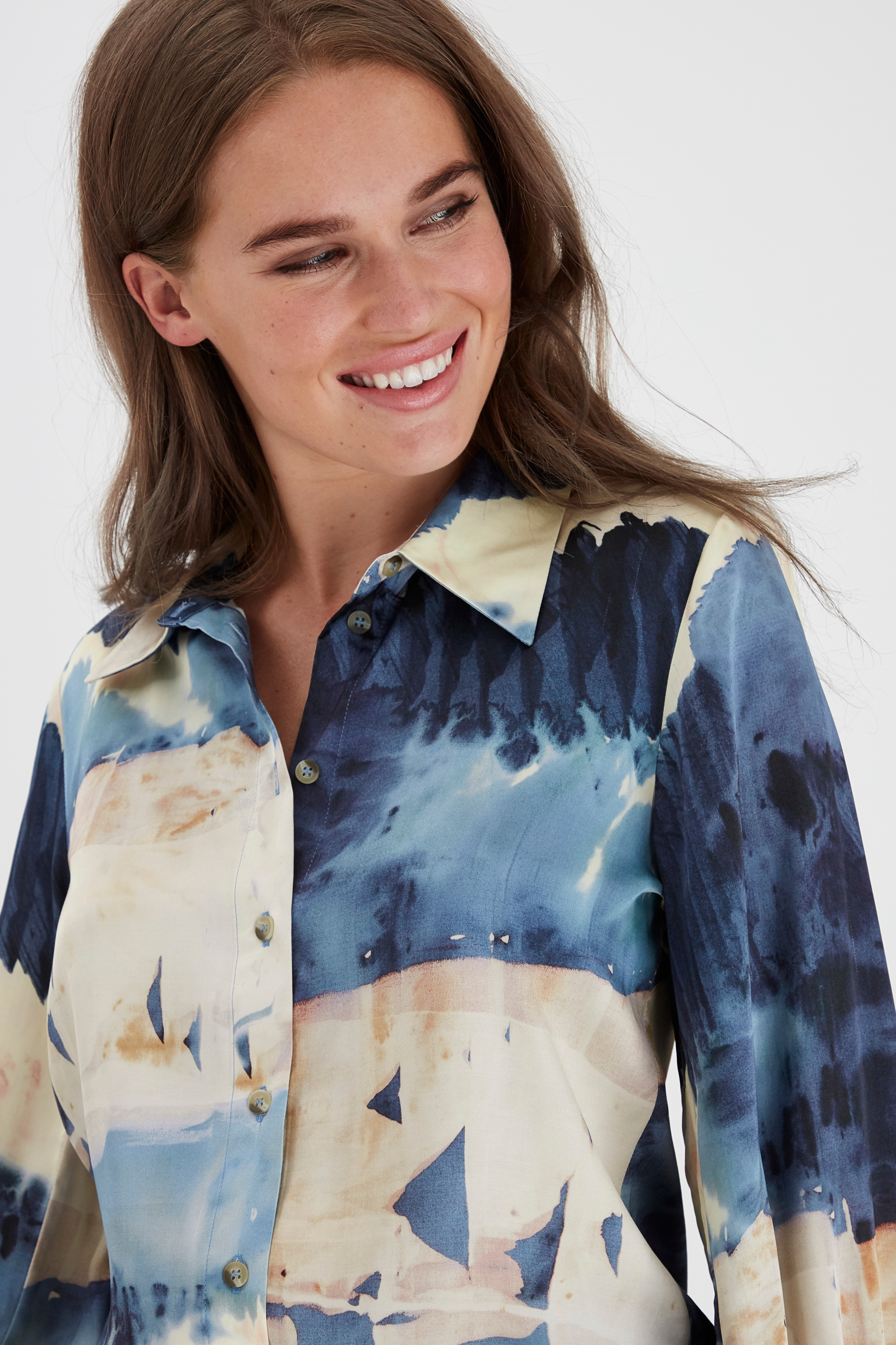 Langarm-Hemdbluse LOOKBOOK DETAIL 20403439-200357