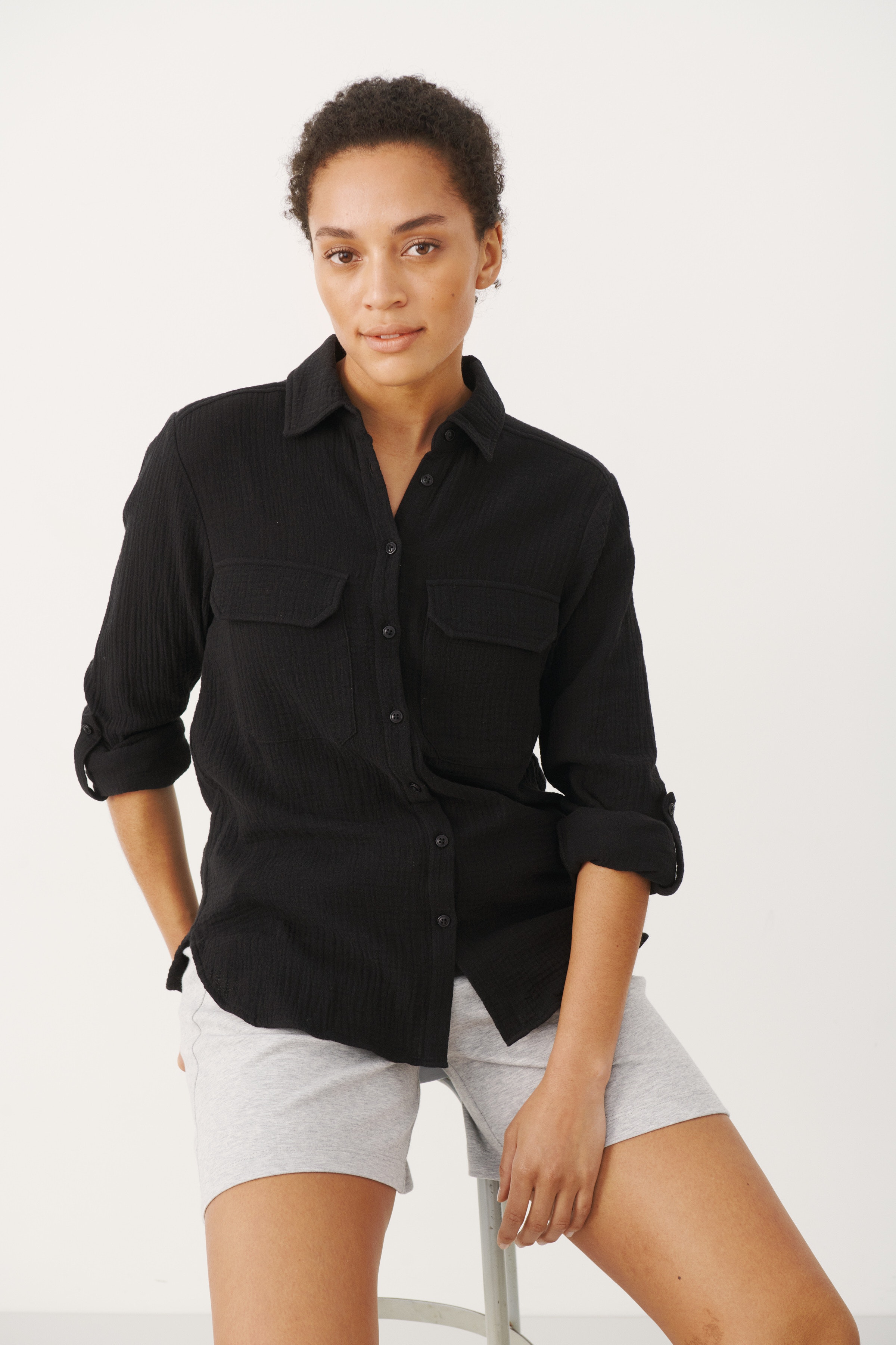 Långärmad skjorta LOOKBOOK FRONT 30306153-194008