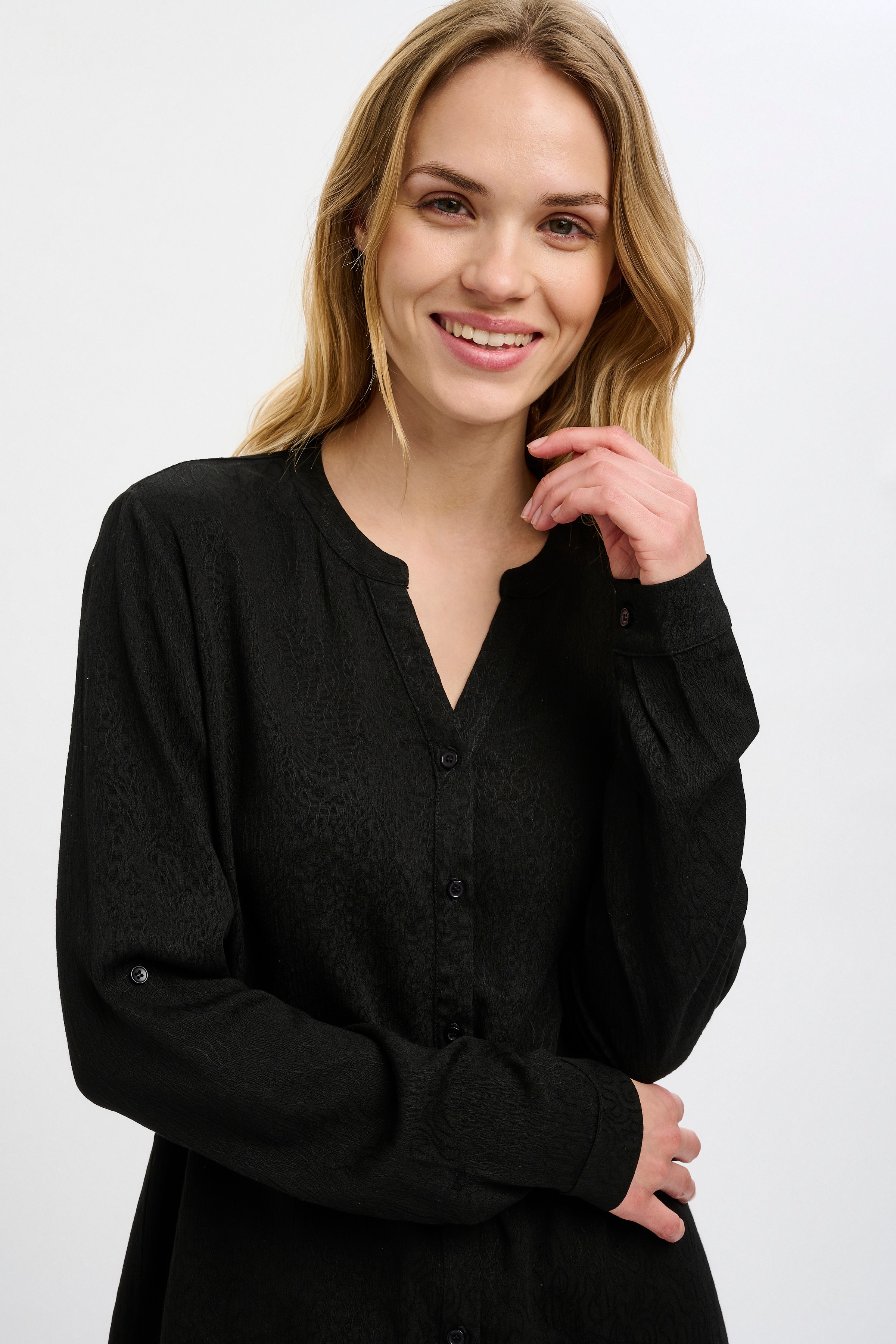 Langarm-Hemdbluse LOOKBOOK DETAIL 10590112-100121