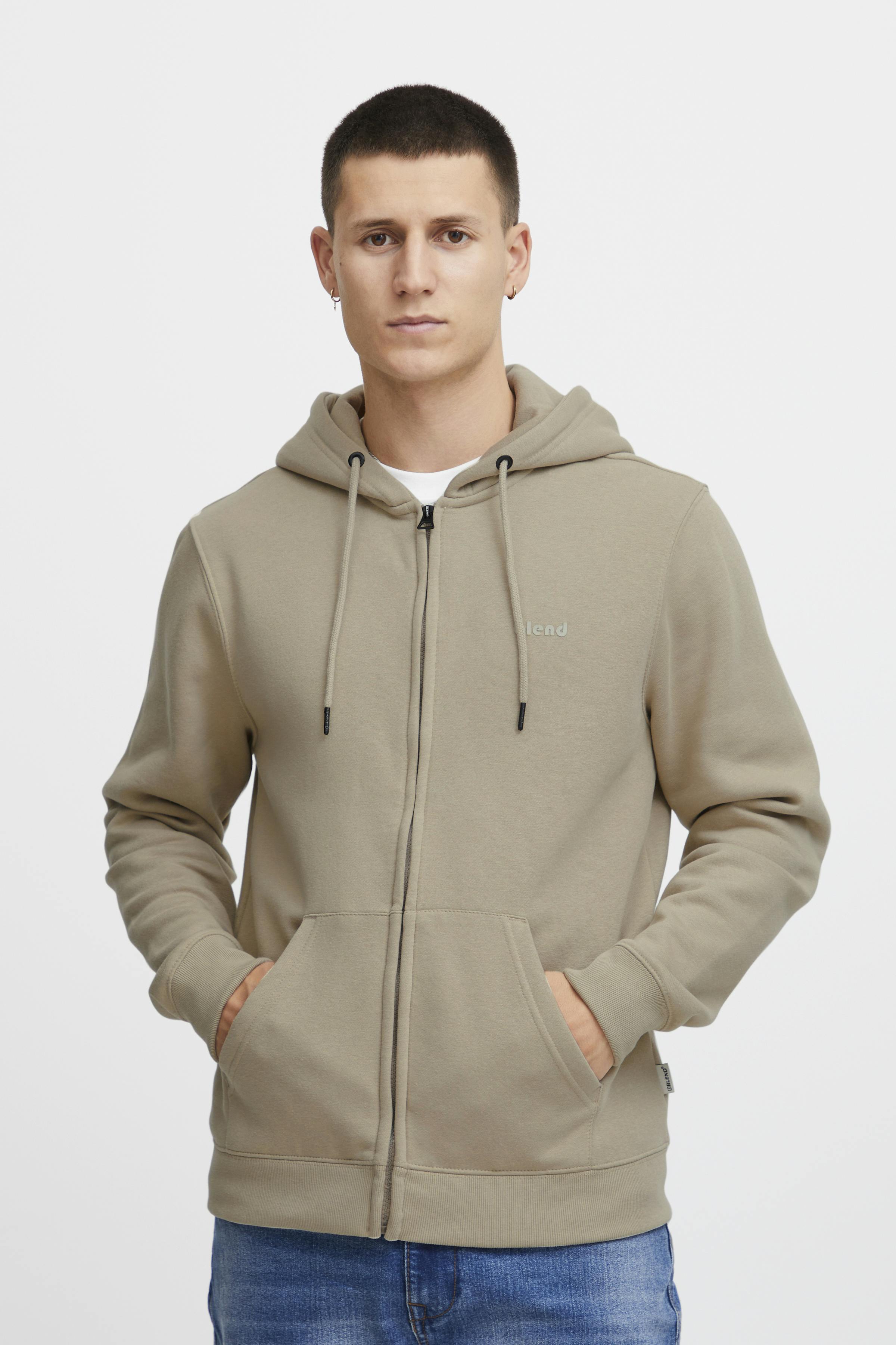 Hoodie med glidelås LOOKBOOK FRONT 20714494-161104