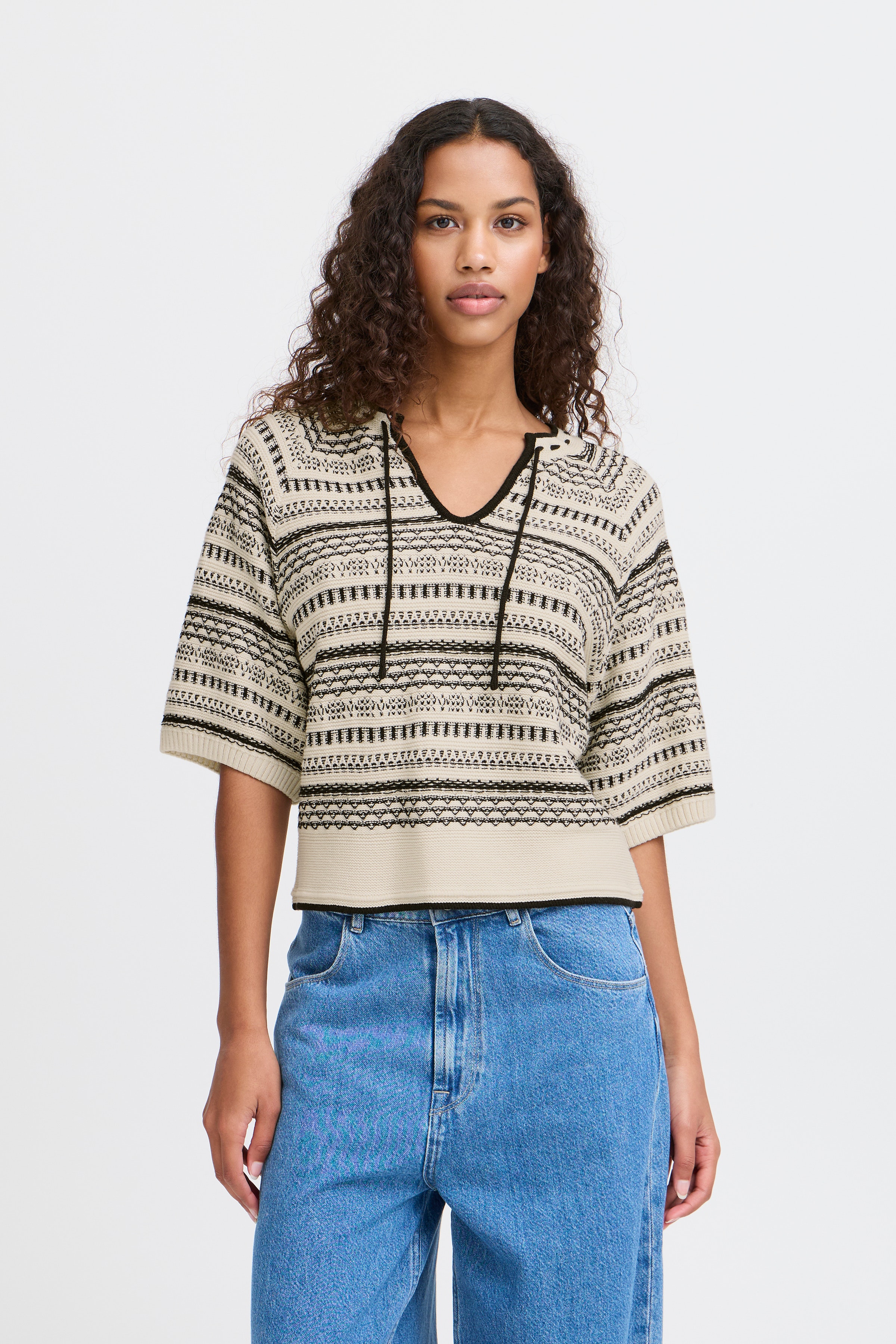 IHCHANY Strikket pullover LOOKBOOK FRONT 20122583-204206