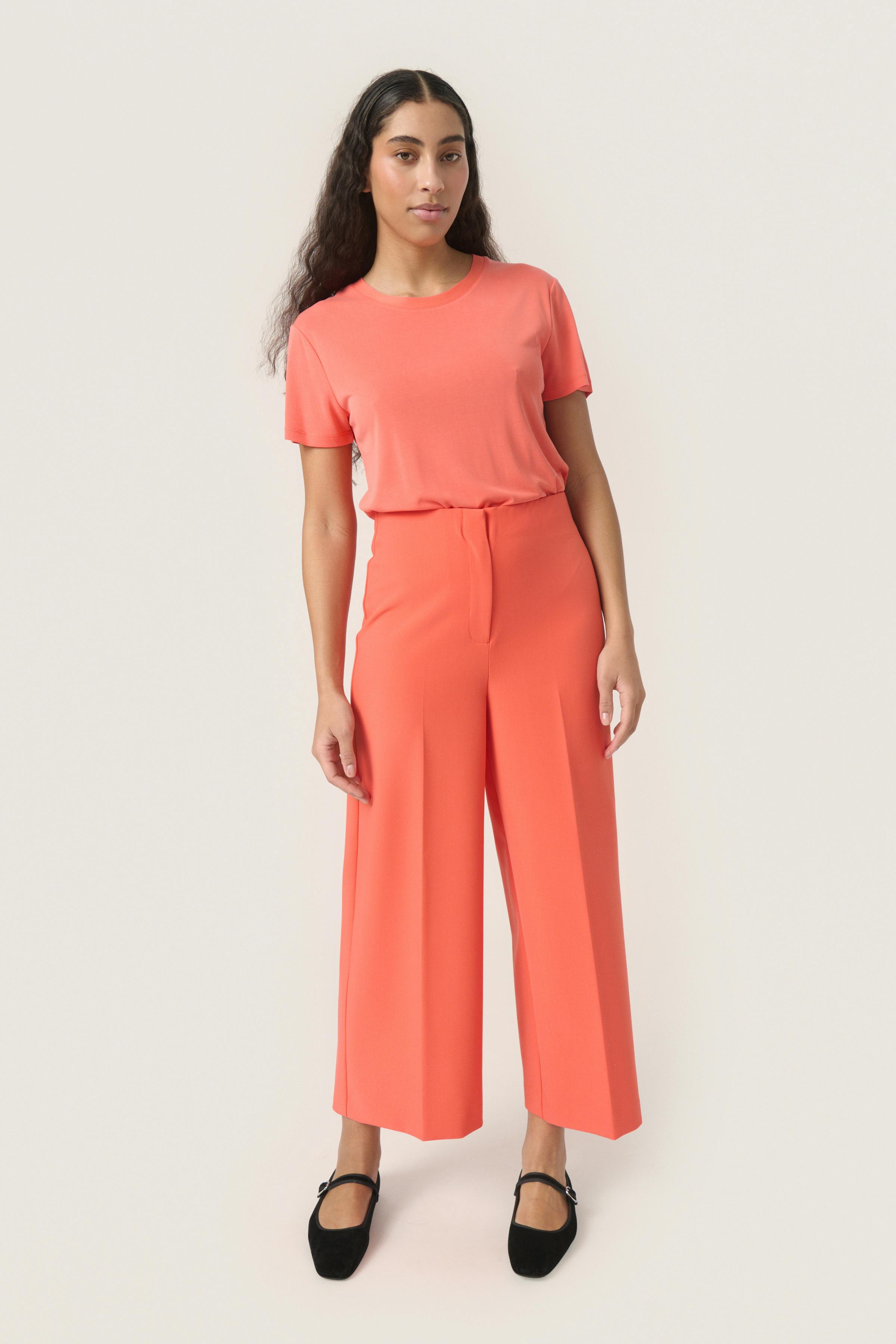 SLCorinne Cropped Trousers LOOKBOOK FRONT 30407013-171656