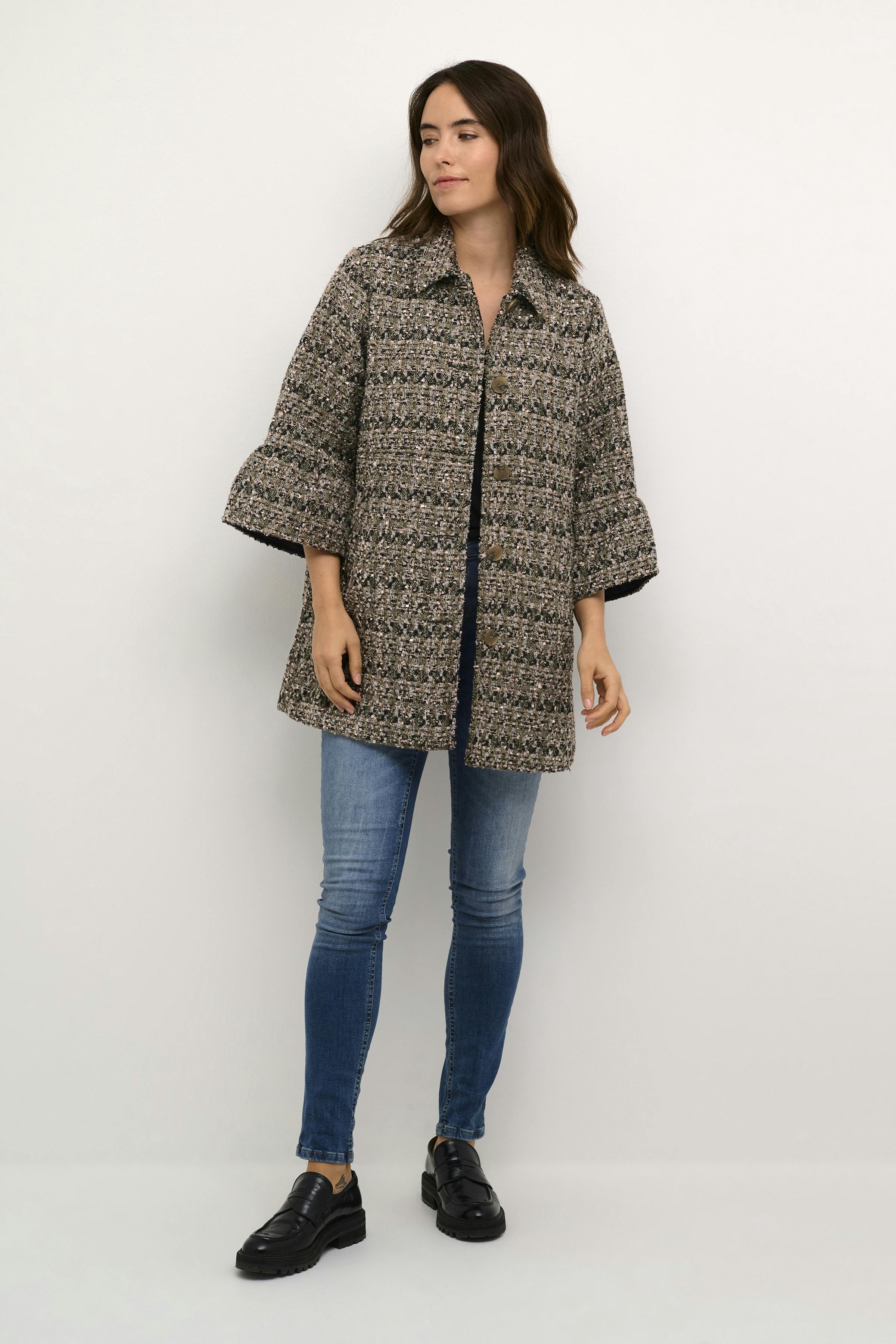 CUgina Bouclé Jacke LOOKBOOK FRONT 50110715-105972