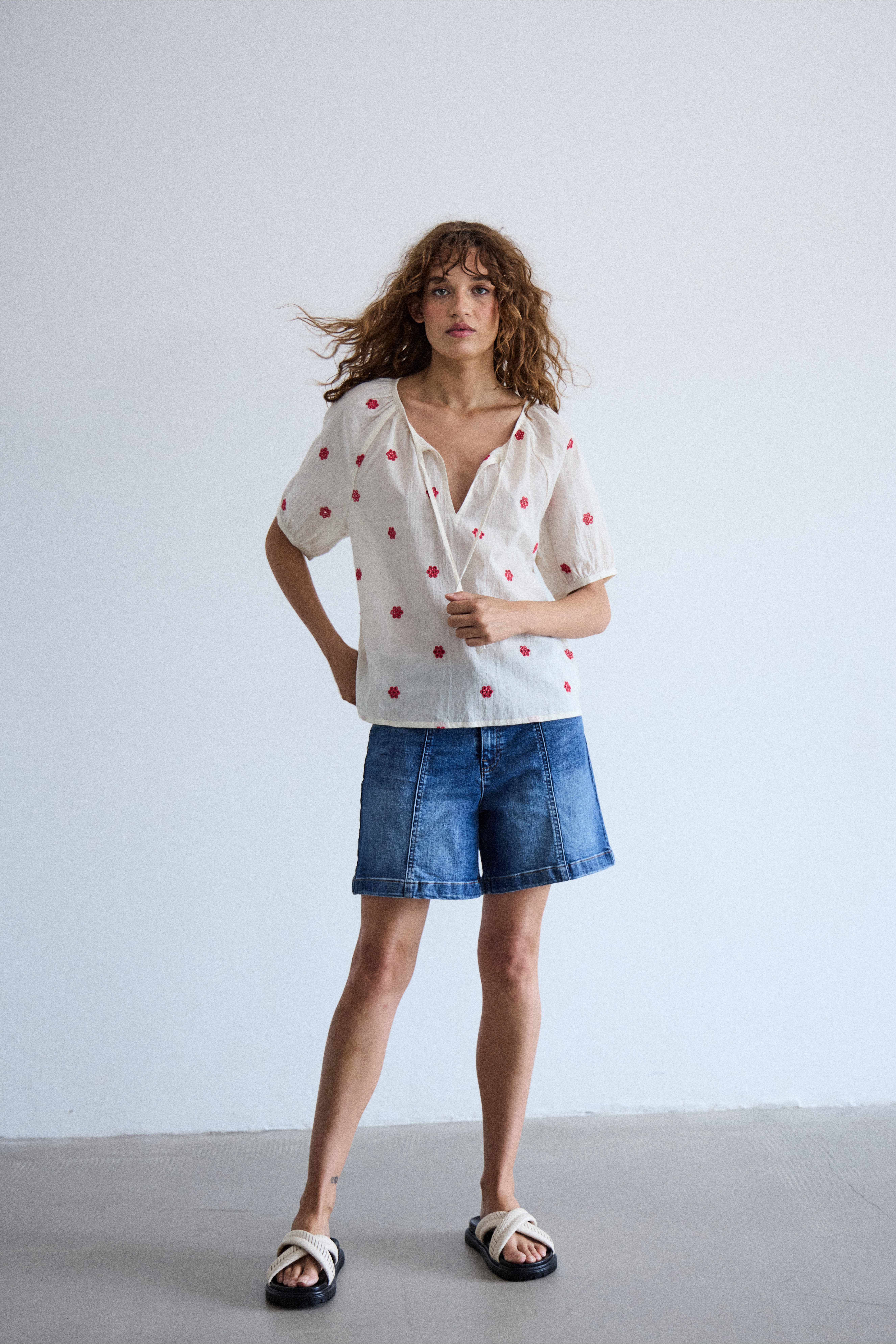 Denim shorts LOCATION NONE 20122700-200928
