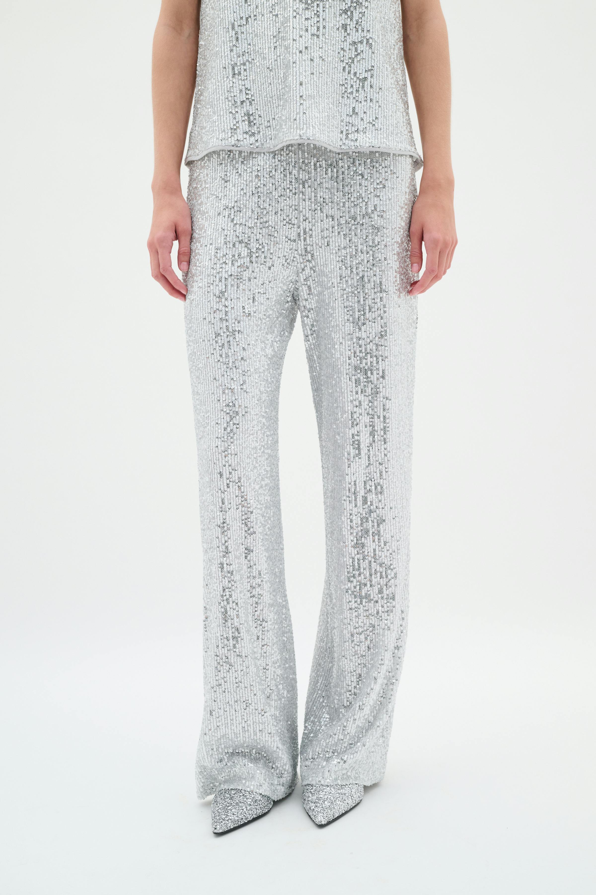 BarbaraIW Sequin Trousers LOOKBOOK FRONT 30110081-300030