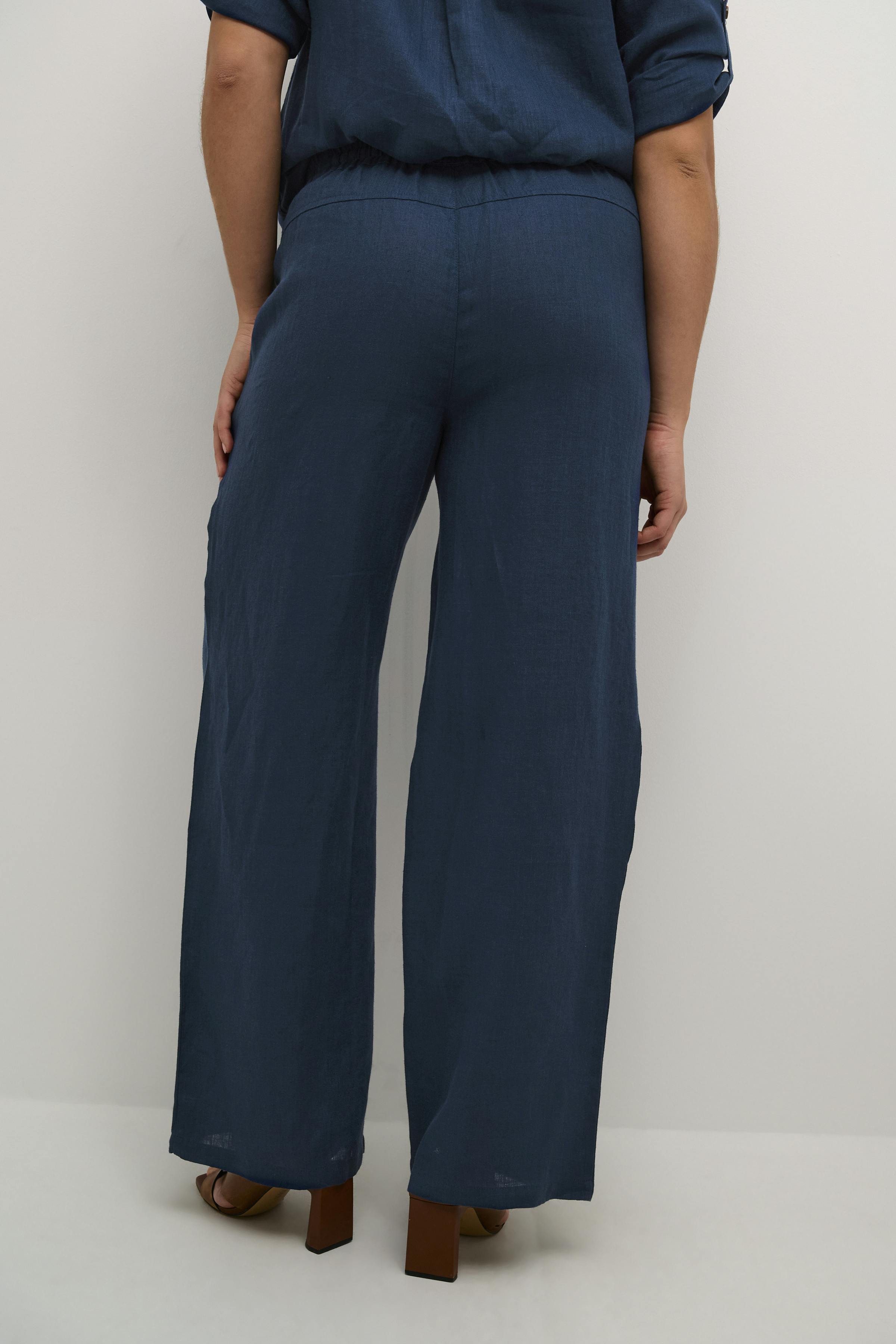 CRBellis Pantalon en lin LOOKBOOK BACK 10611574-194024