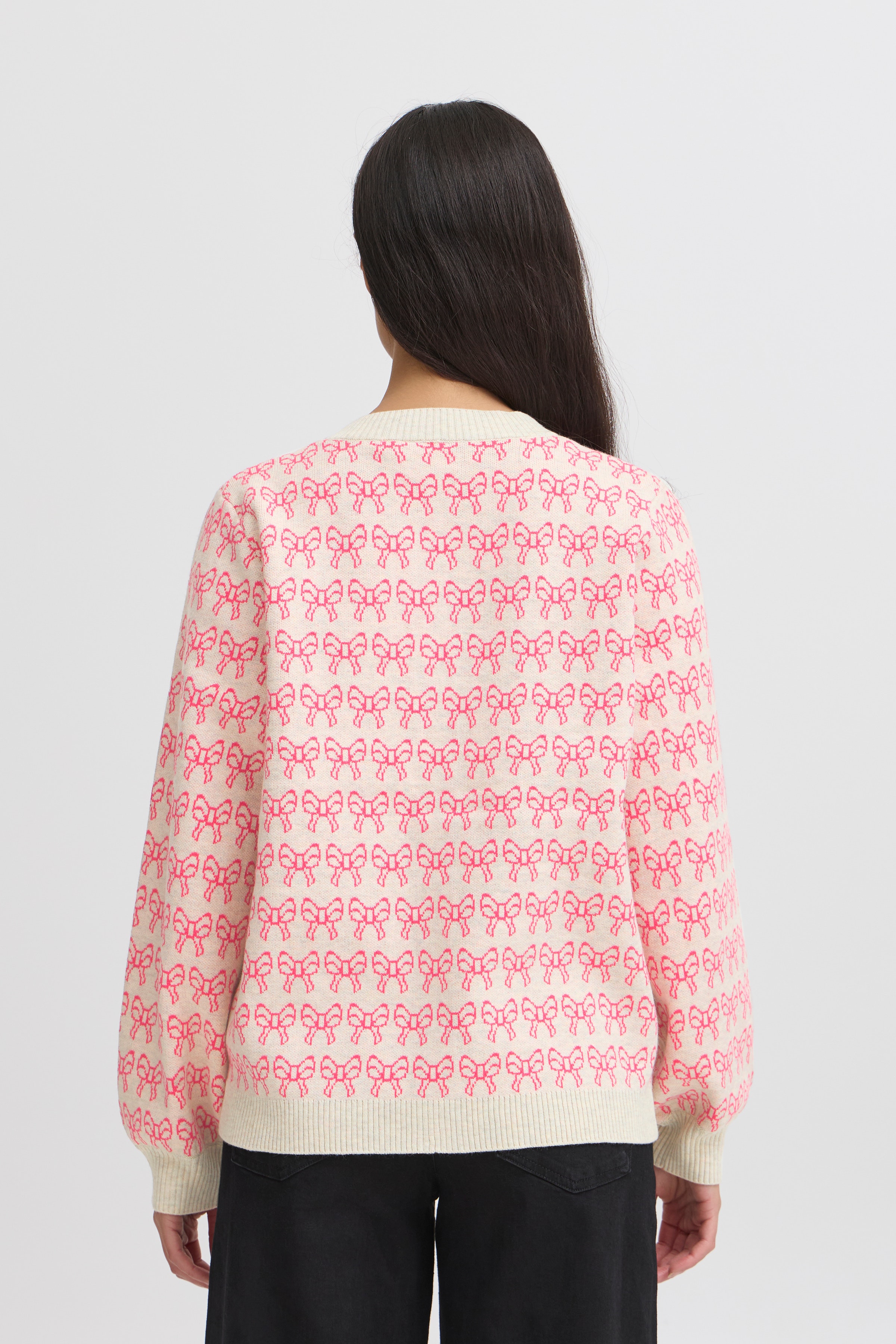 IHBRIELLE Strikket cardigan LOOKBOOK BACK 20122600-204825