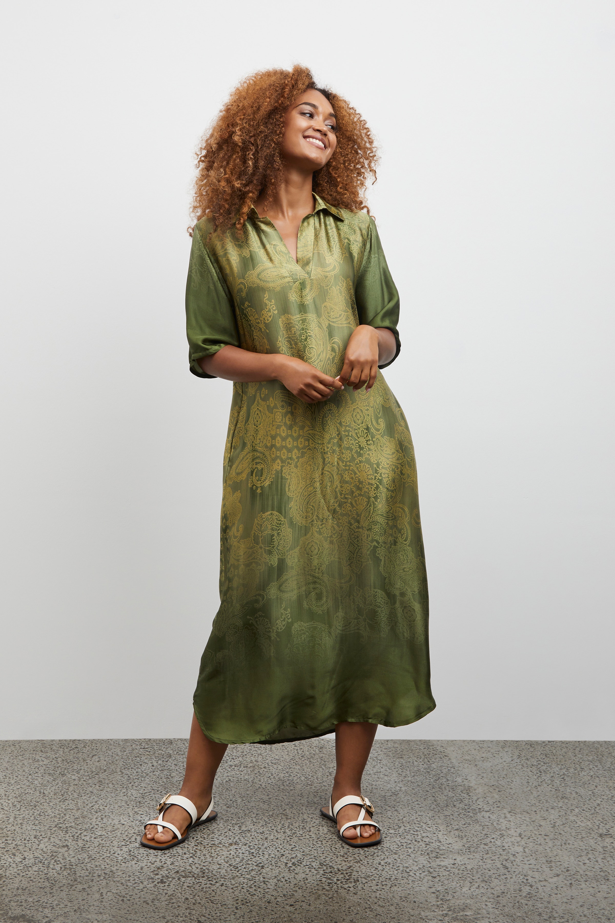 SBSMOKEY Kjole LOOKBOOK FRONT 22100294-190414