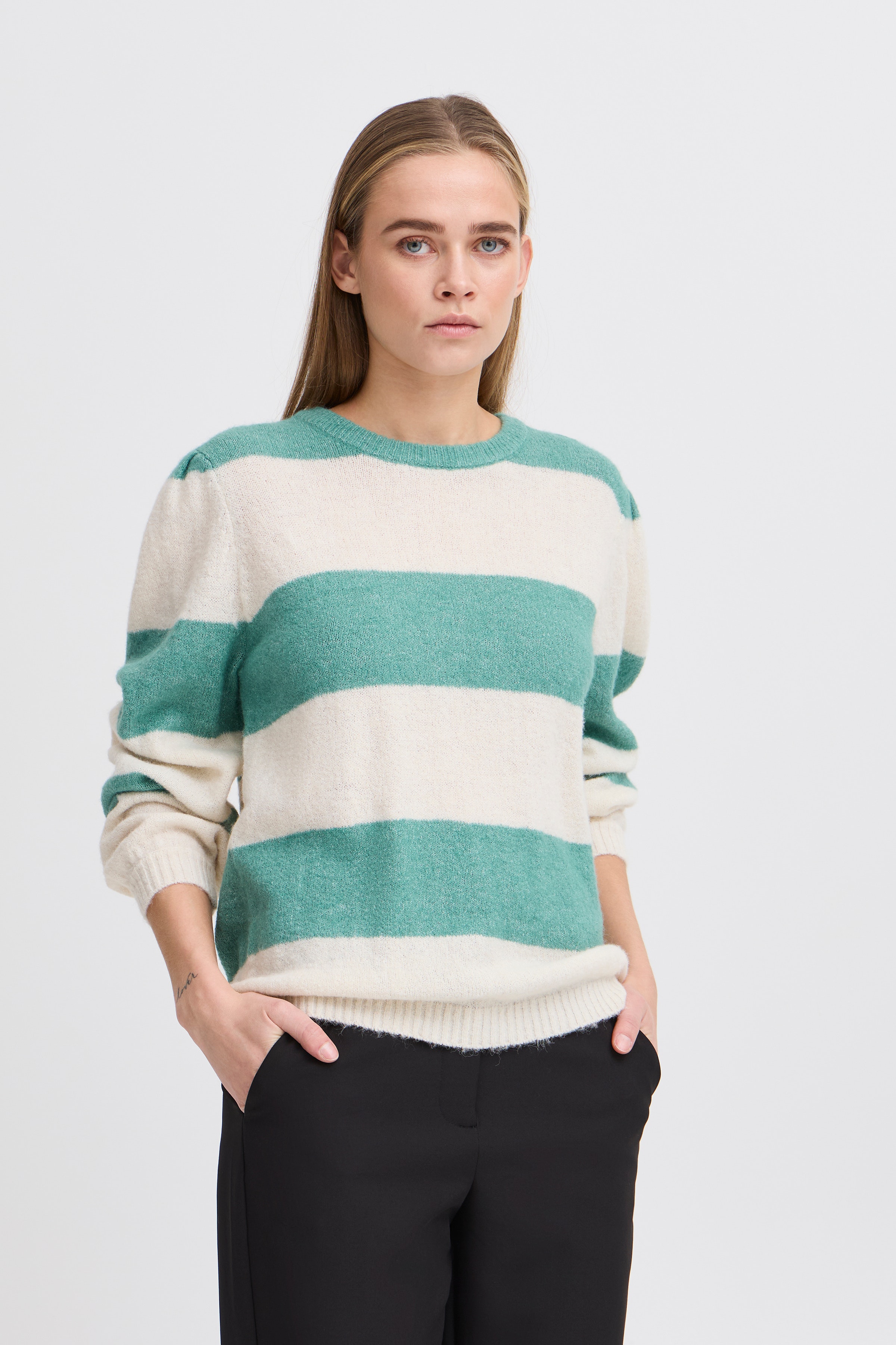 IHDUSTY Strikket pullover LOOKBOOK FRONT 20122597-165515