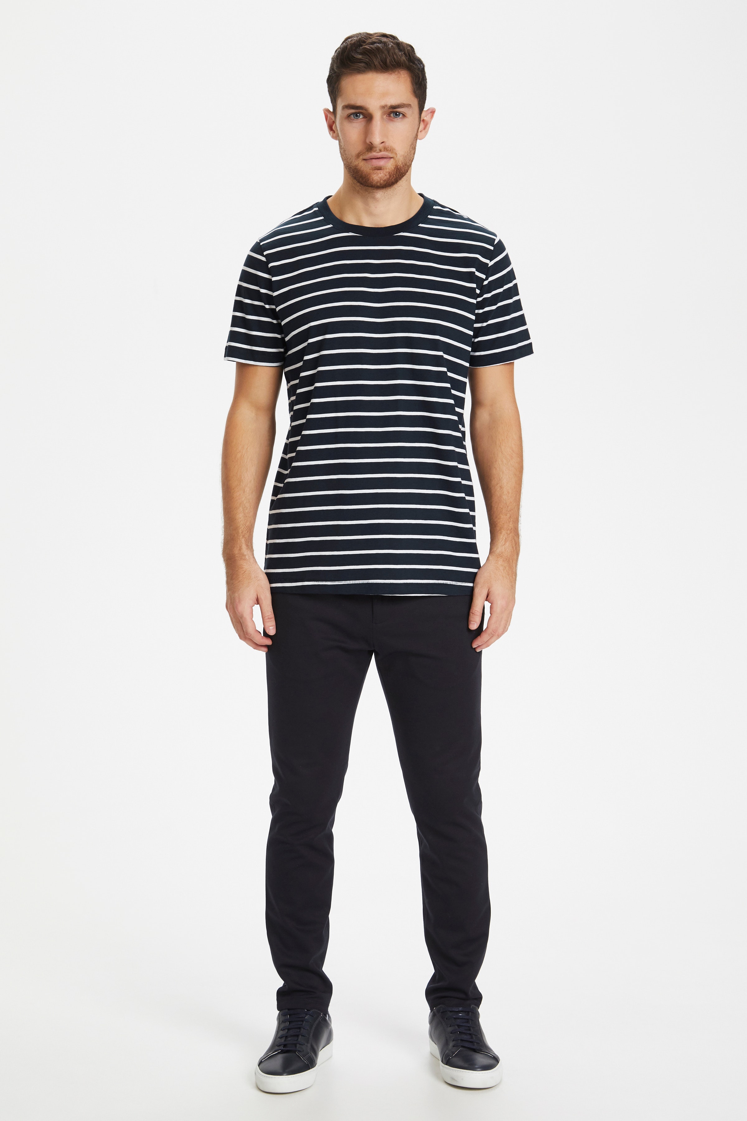 MAjermane Slub Stripe T-shirt LOOKBOOK FRONT 30204717-20210