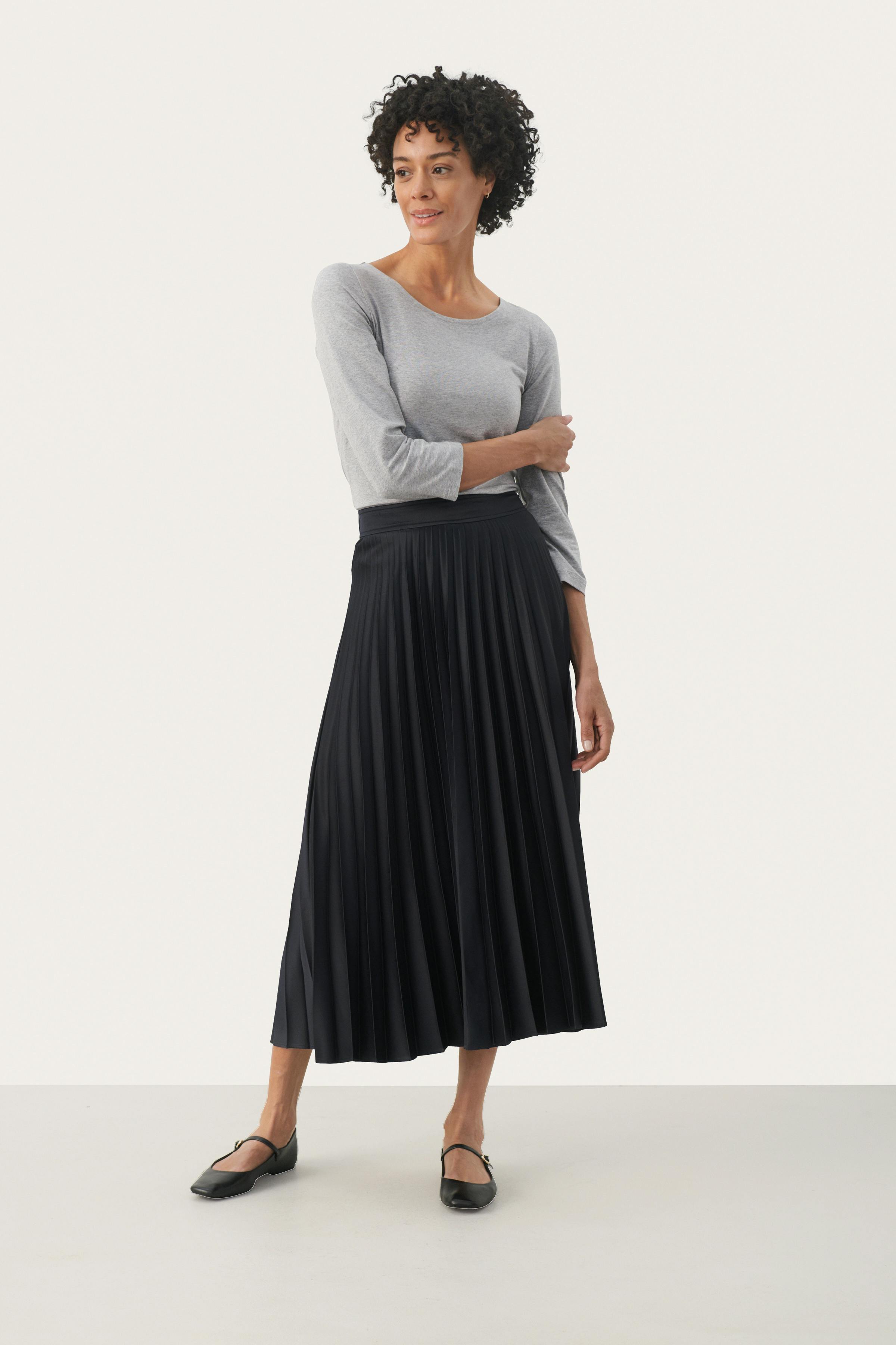 VenedaPW Long pleated skirt LOCATION NONE 30309138-194013