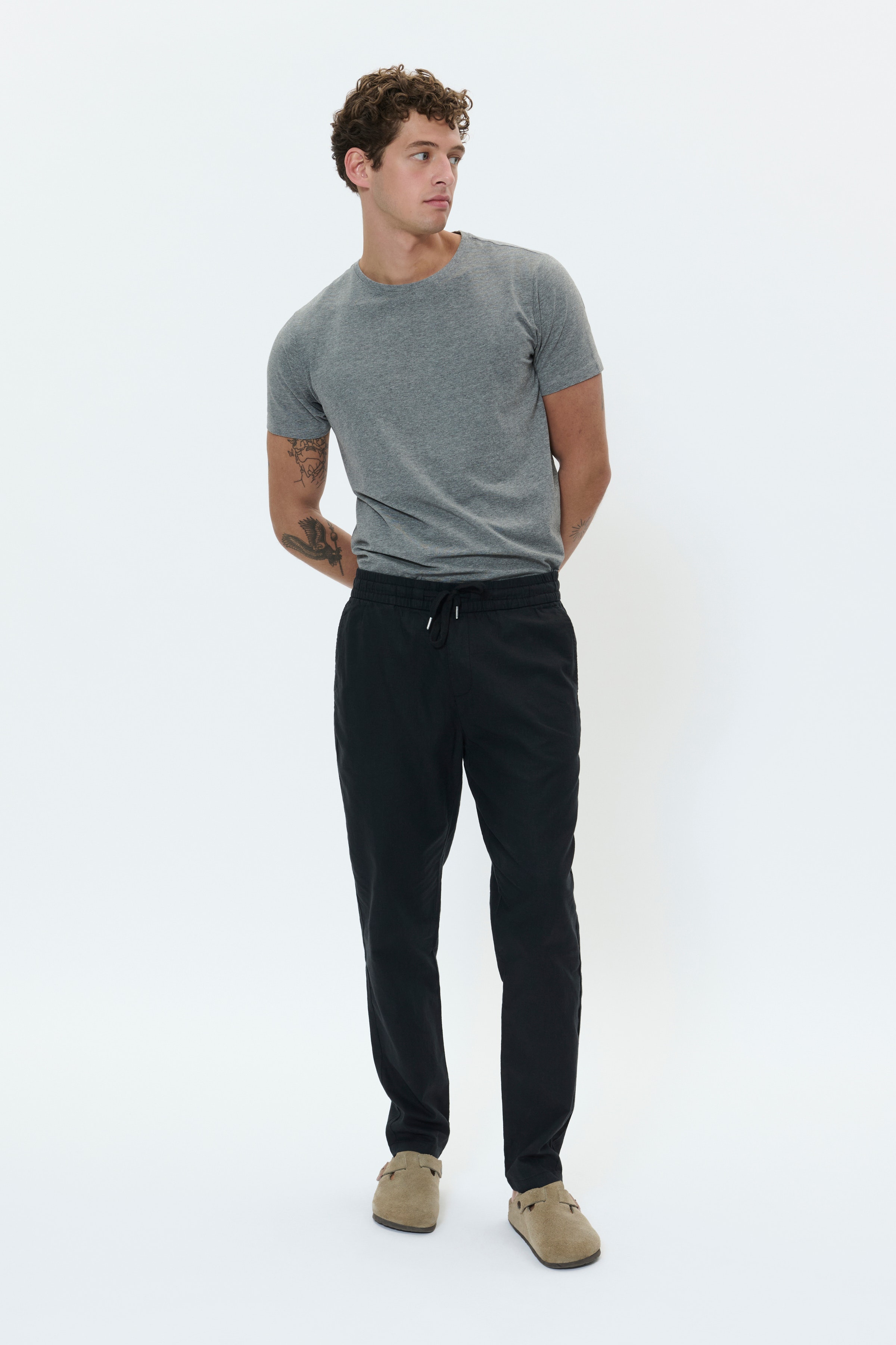 MAbarton linen trousers LOOKBOOK FRONT 30206031-300275