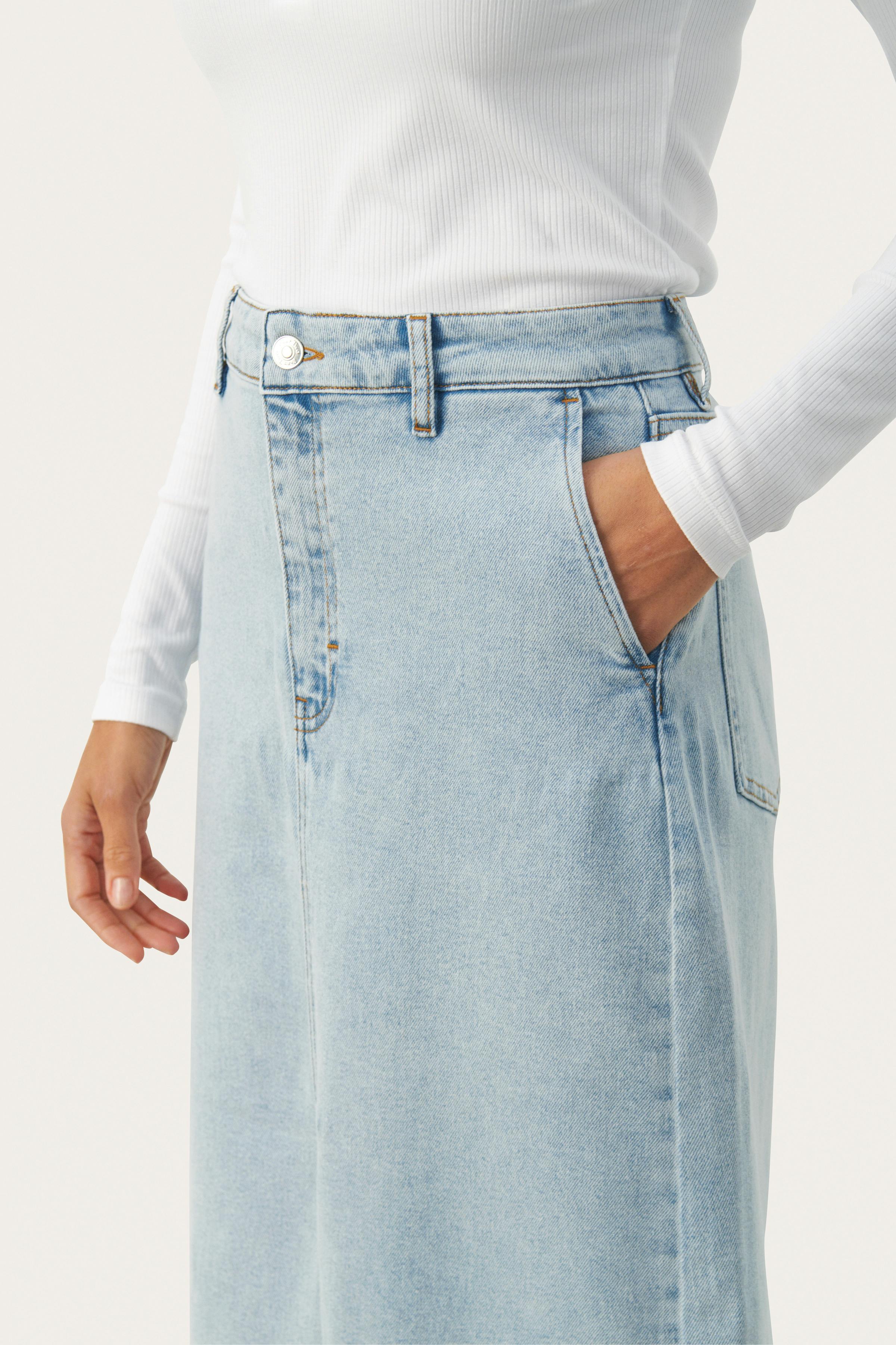 CaliahPW Long denim skirt LOOKBOOK DETAIL 30308760-300146