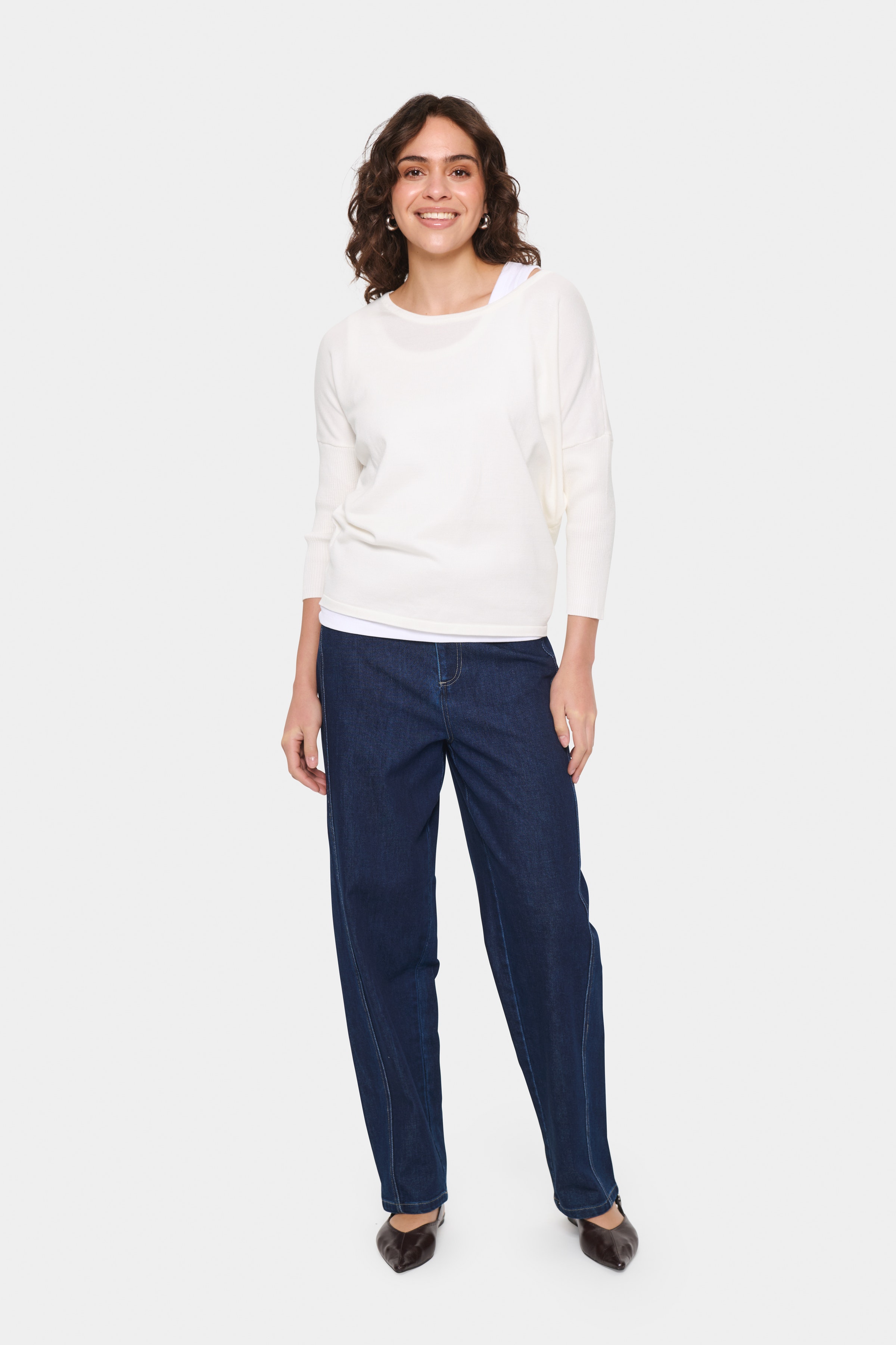 MilaSZ R-Neck Pullover LOOKBOOK FRONT 30500003-110605