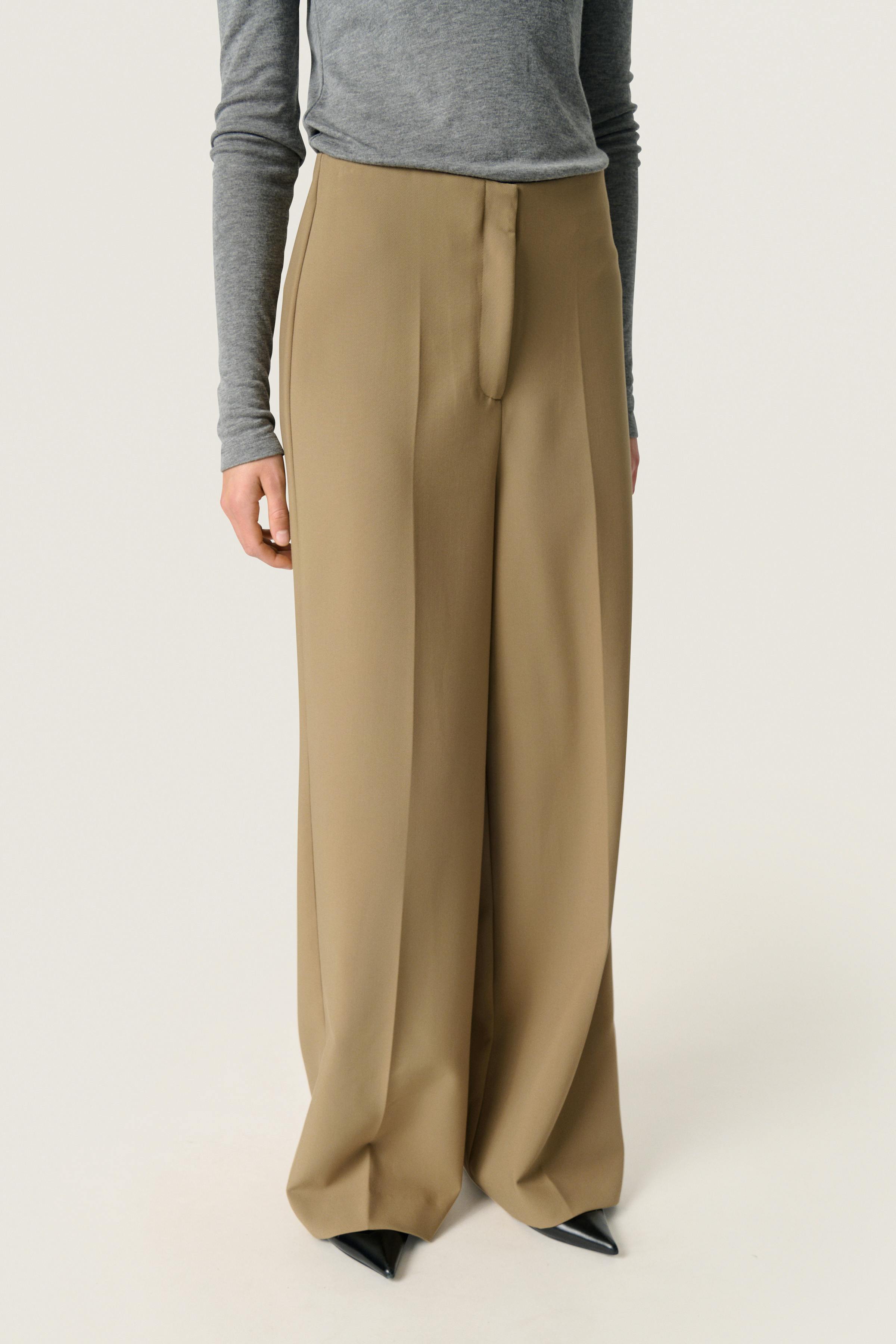 SLCorinne Wide Trousers LOOKBOOK FRONT 30407228-180617