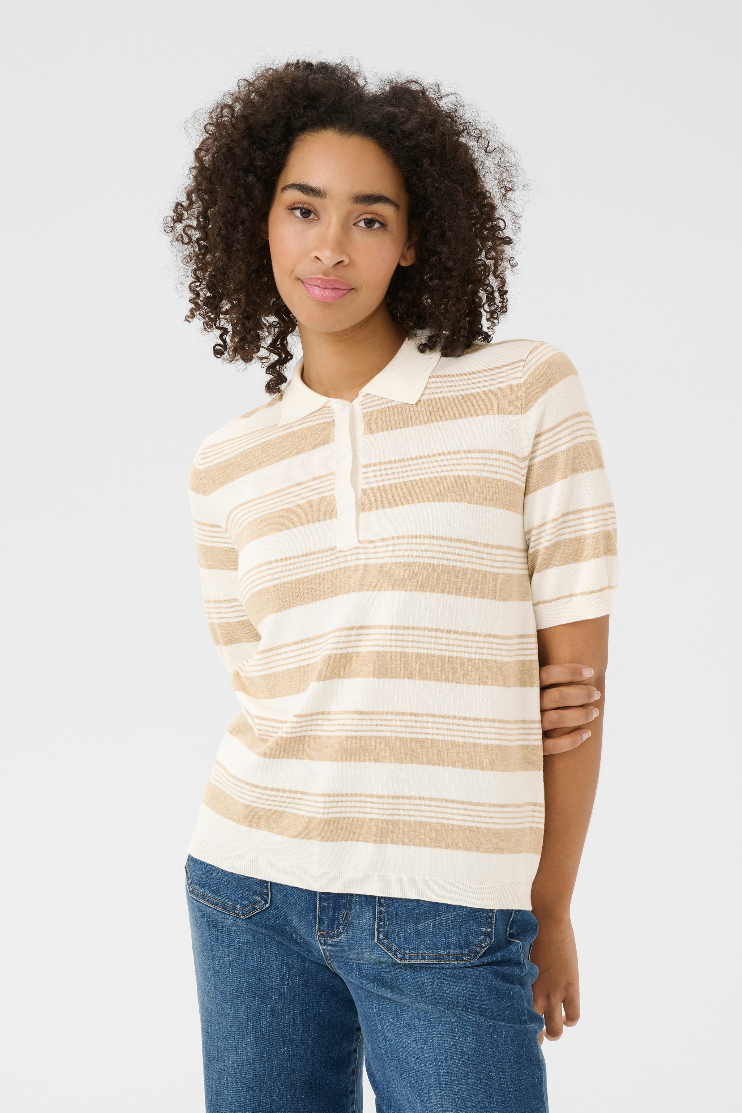 KAlizza Poloskjorte LOOKBOOK FRONT 10552426-108567