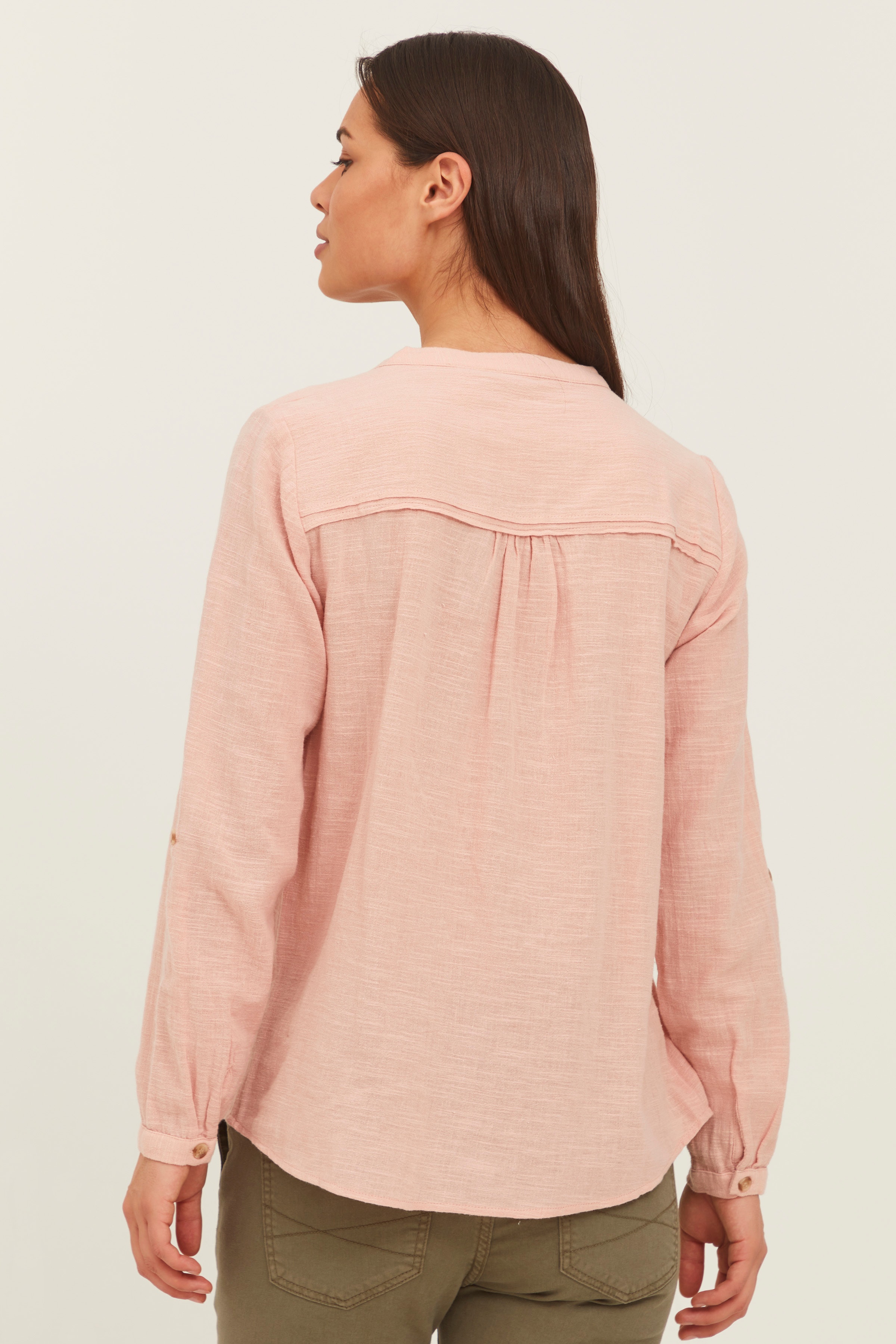 Blouse with short sleeve LOOKBOOK BACK 20609688-151512
