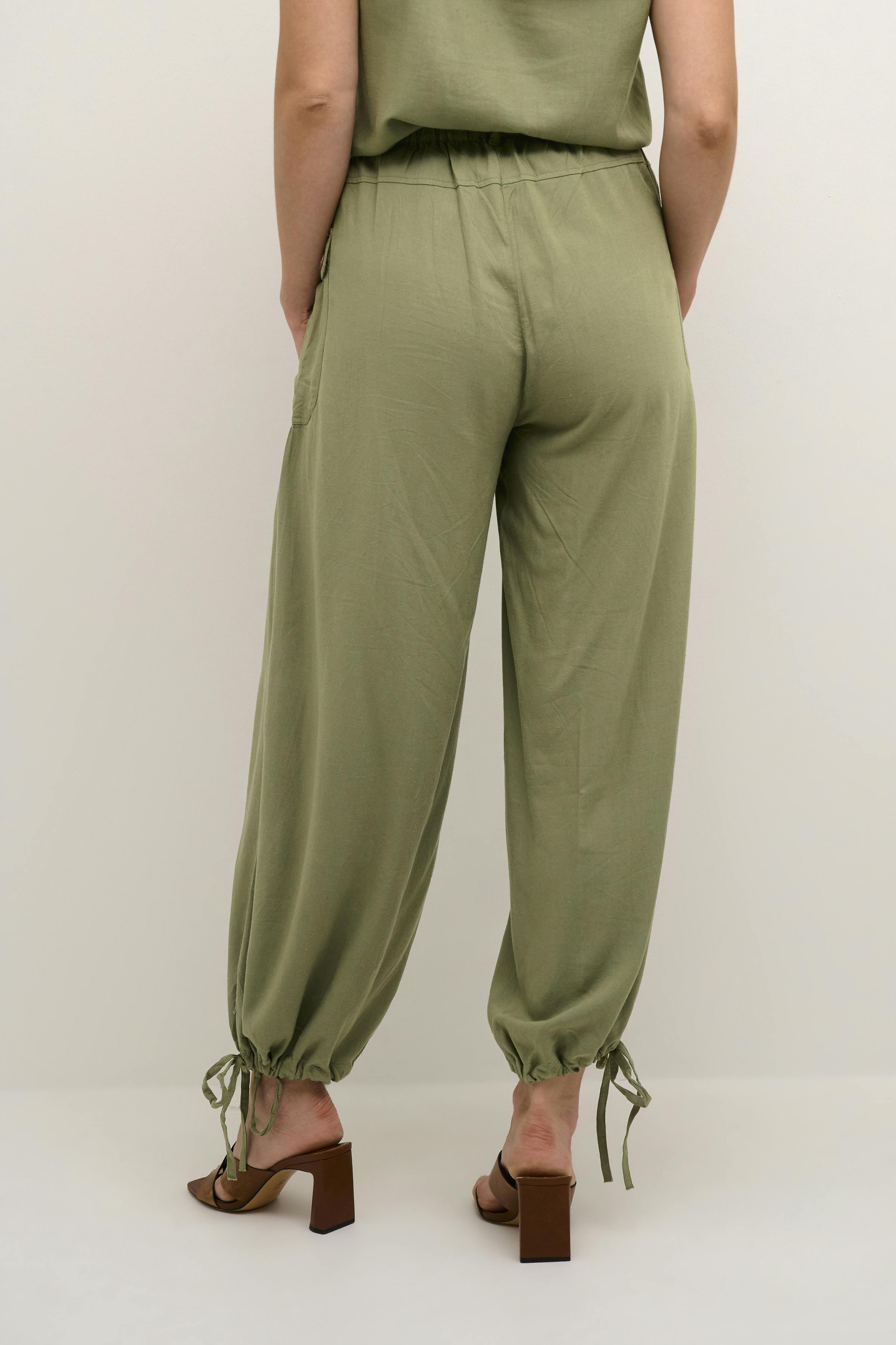 CRVenta Pantalon en lin LOOKBOOK BACK 10612582-170115