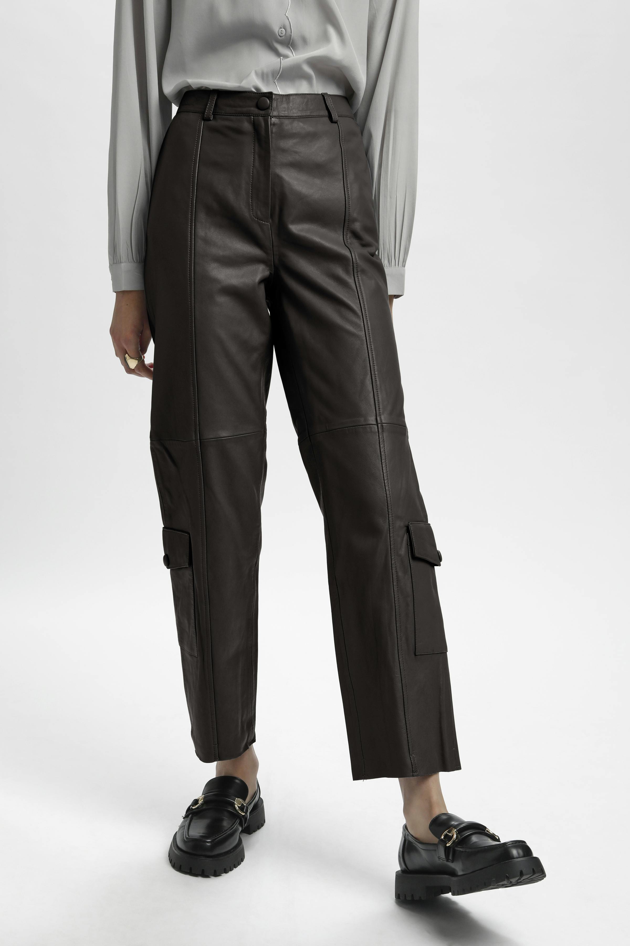 JozKB Cargo Leather pants LOOKBOOK FRONT 10103675-194008