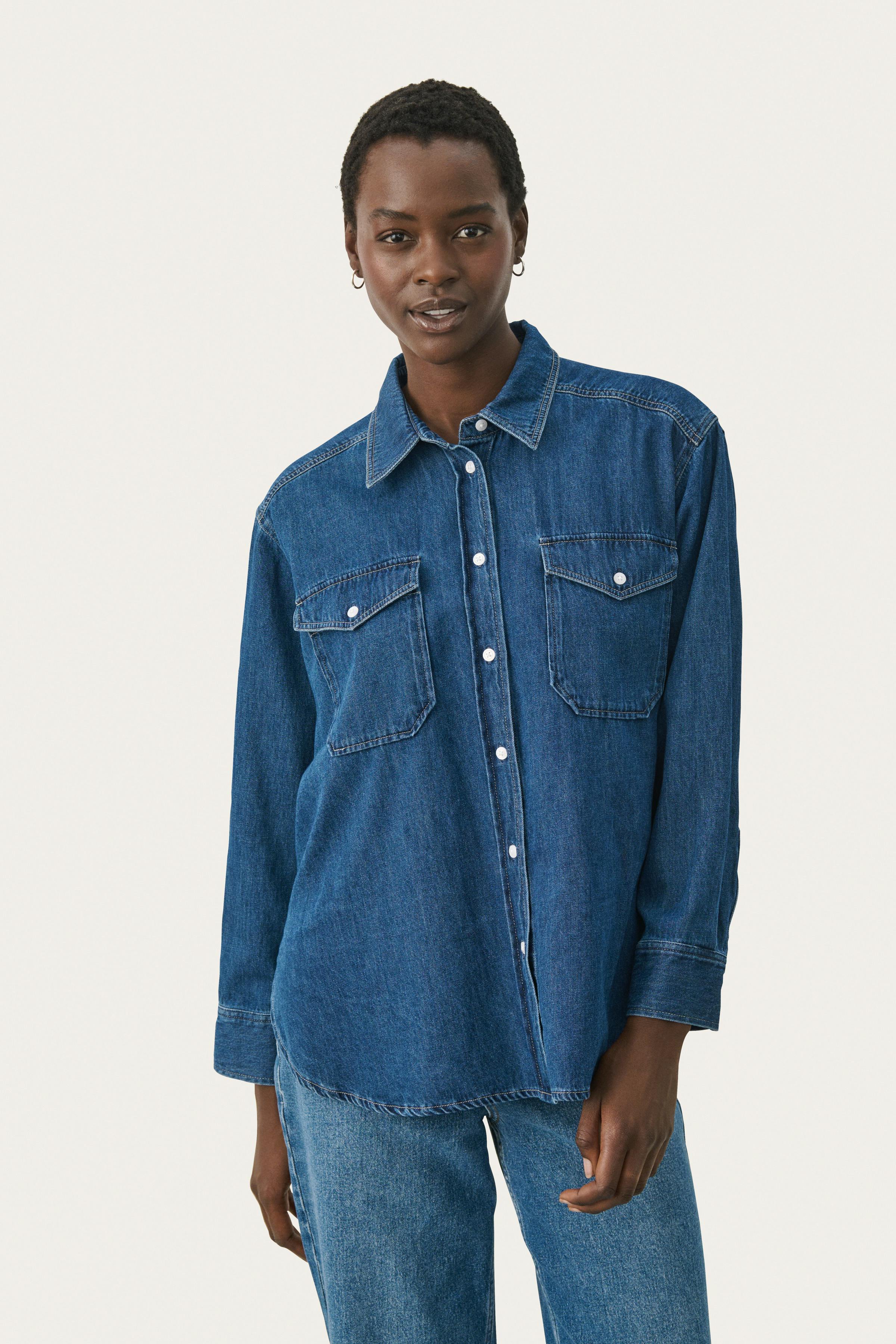 CollettePW Denim shirt LOOKBOOK FRONT 30308571-300145