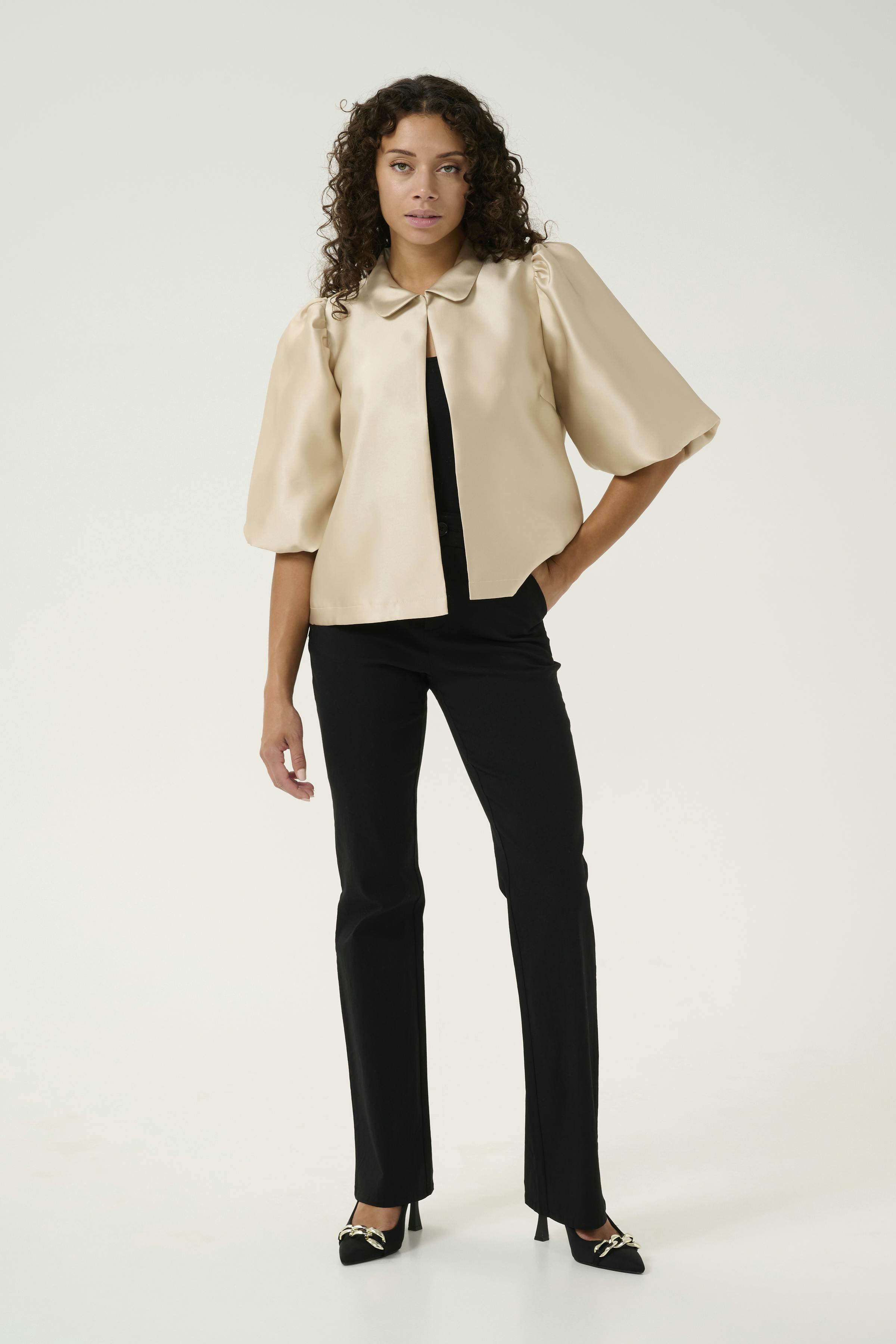 CUtafta Satin jacket LOOKBOOK FRONT 50111234-500078