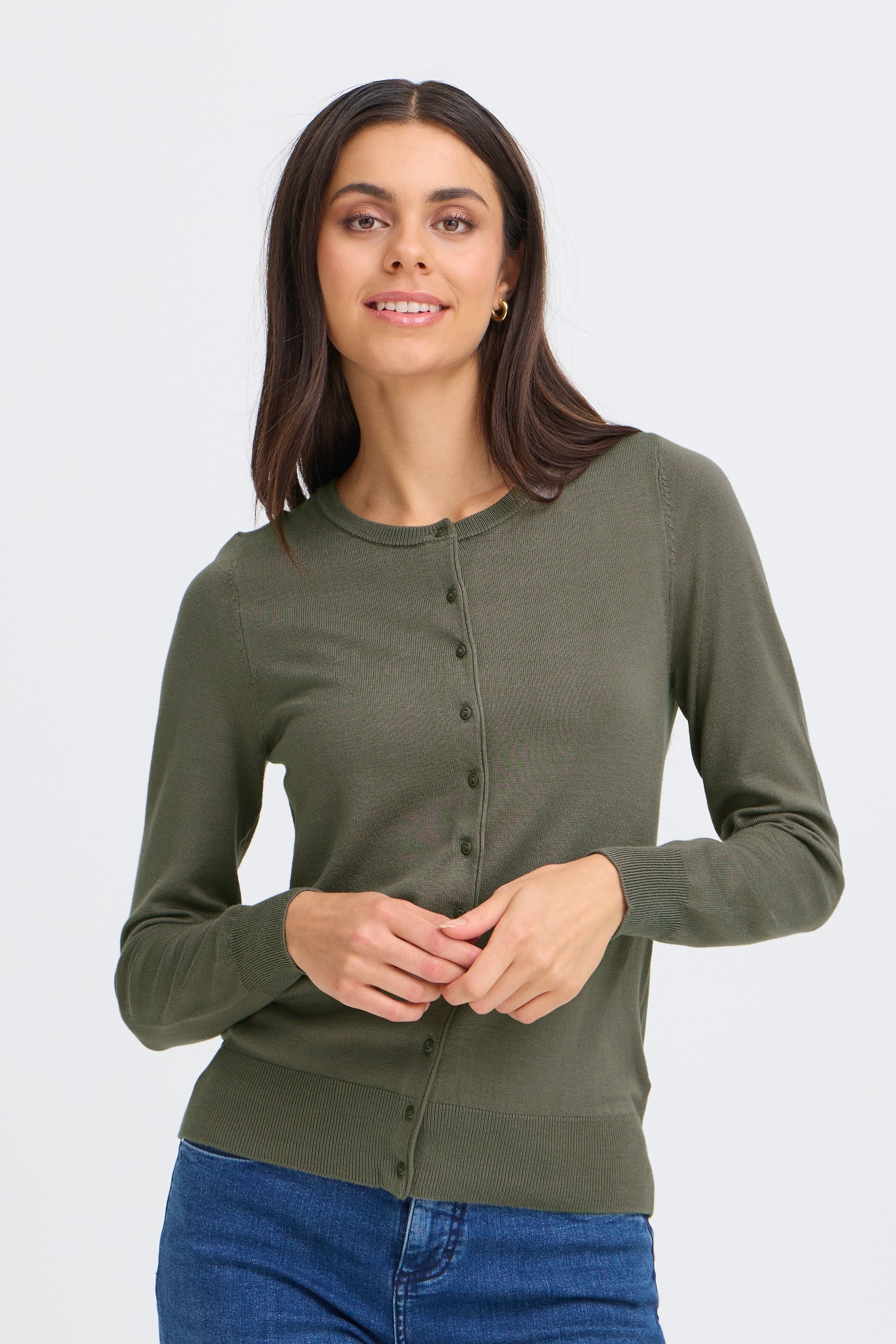 FRZUBASIC Cardigan LOOKBOOK FRONT 20604187-180516