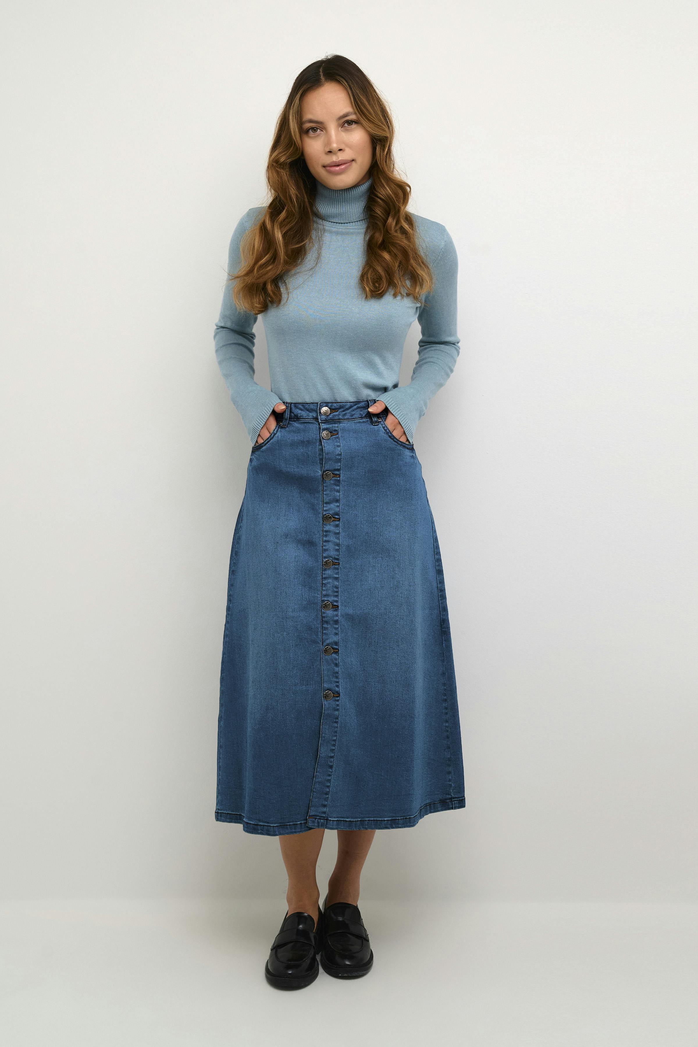 CUami Denim skirt LOOKBOOK FRONT 50110270-500028