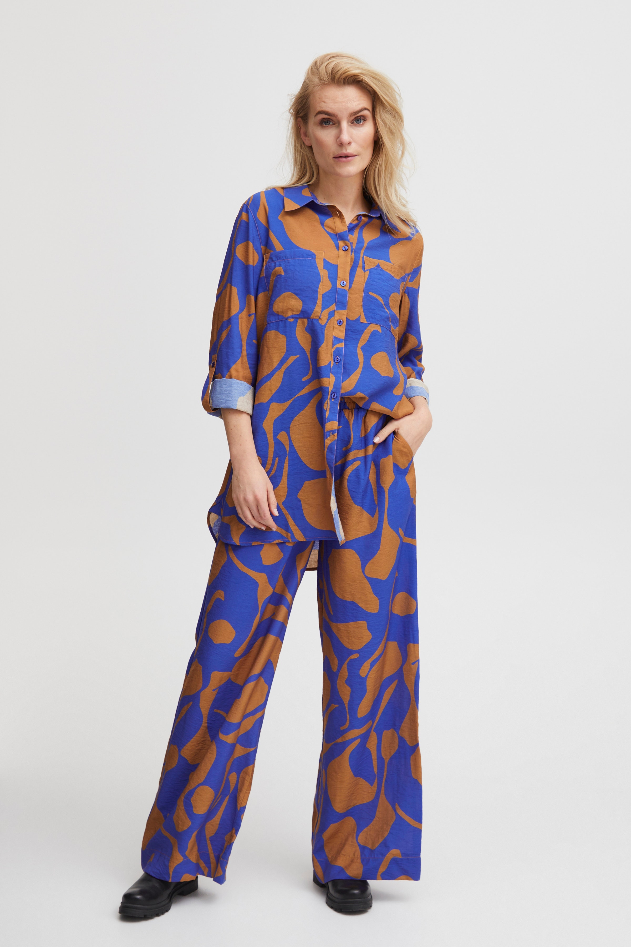 PZDELPHI Bukser LOOKBOOK FRONT 50207589-202370